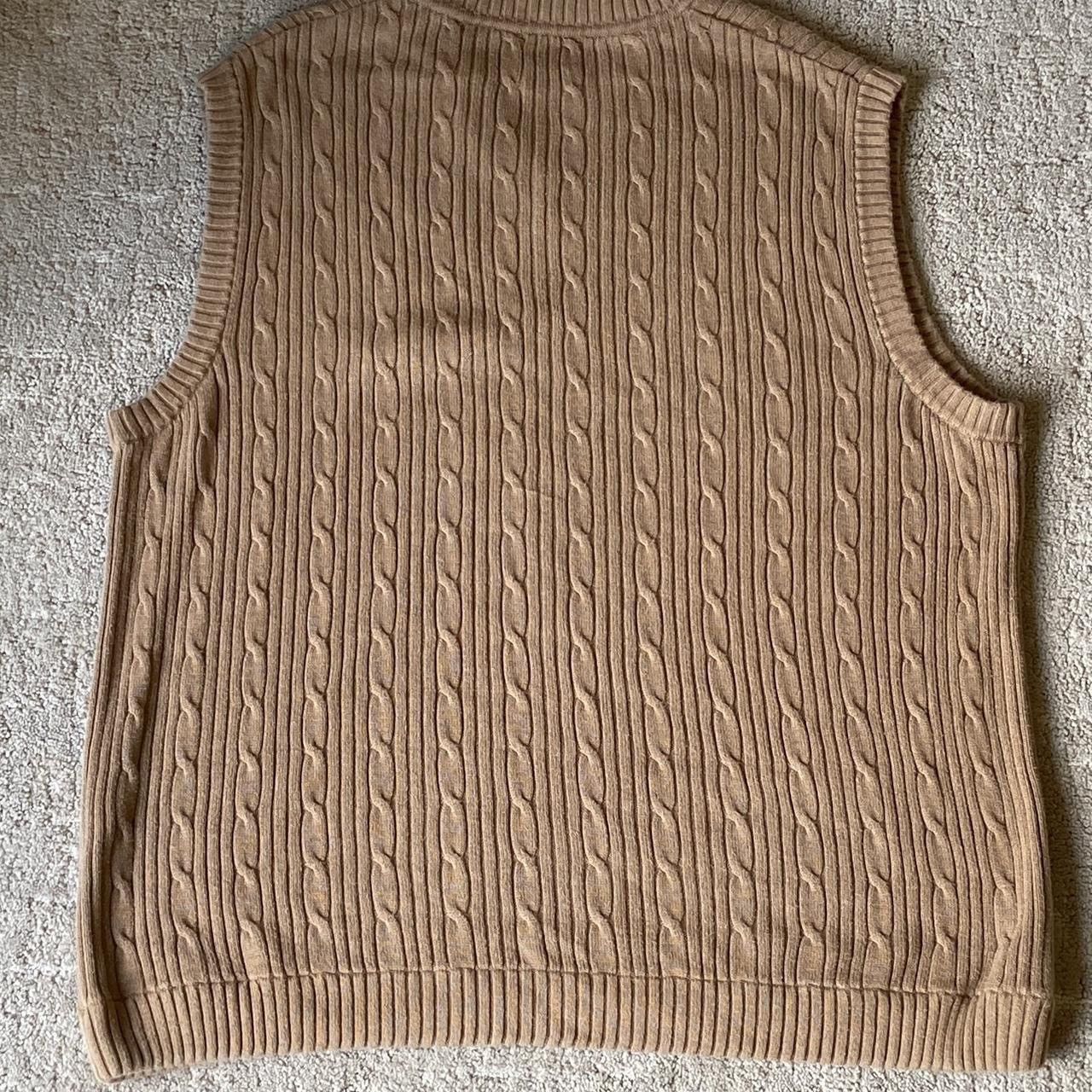 Ashworth Ashworth Camel Cable Vest Size US L / EU 52-54 / 3 - 2 Thumbnail