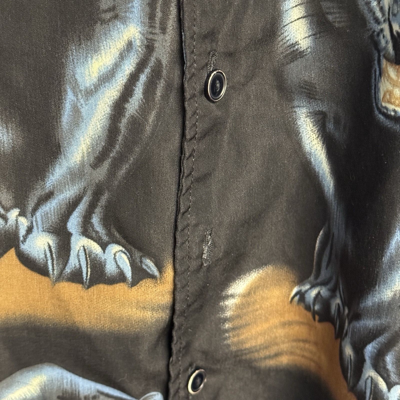 Vintage Vintage LA Beat Panther Button Up Shirt Mens Medium 24x29 Size US M / EU 48-50 / 2 - 3 Thumbnail