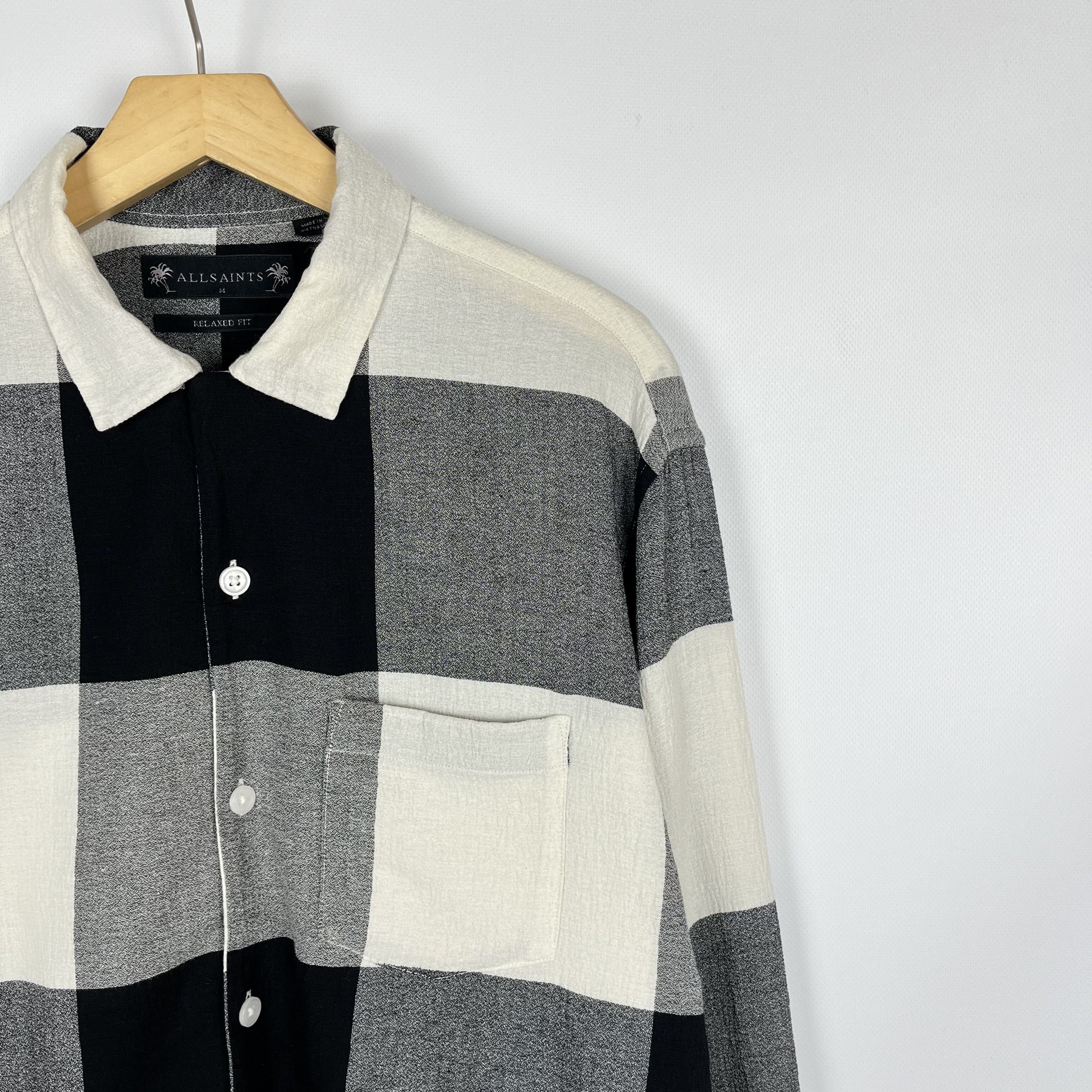 Allsaints AllSaints Lausanne Checkered Long Sleeve Button Up Shirt Size US M / EU 48-50 / 2 - 3 Thumbnail