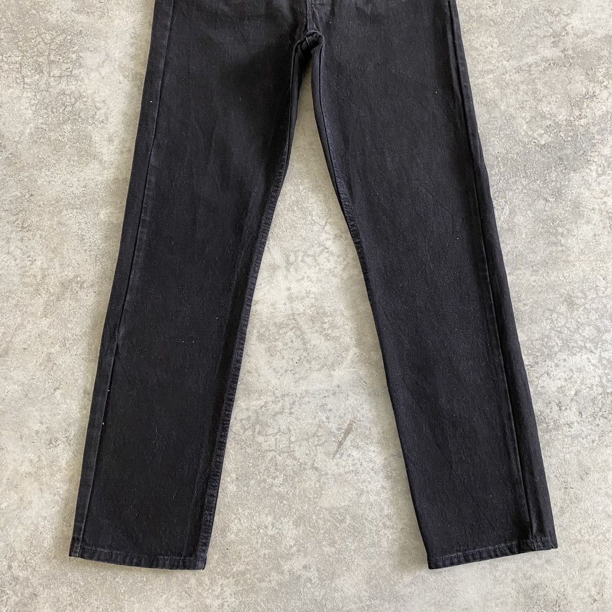 Levi's VTG 1995 Levis 505 Orange Tab Straight Leg Black Denim Size US 31 - 6 Thumbnail