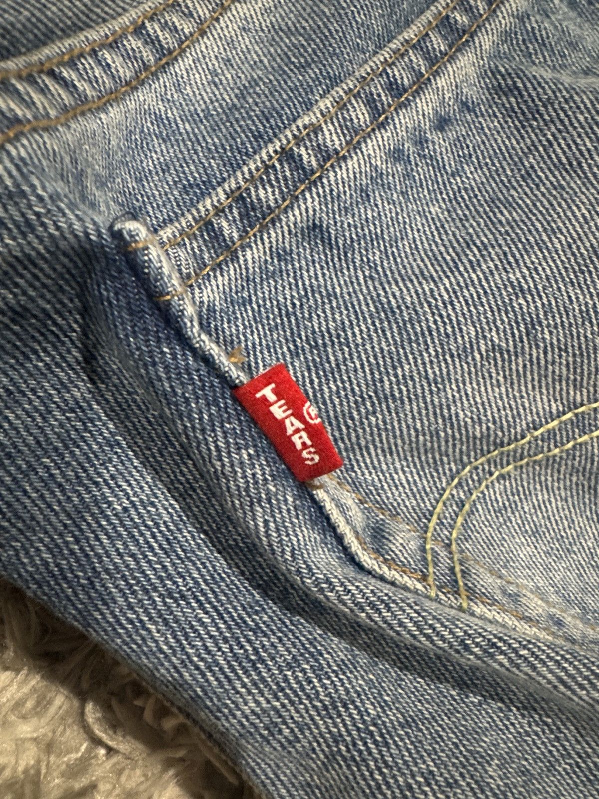 DENIM TEARS × Levi's Denim Tears X Levi’s cotton wraith chain stitch Jeans Size US 29 - 7 Thumbnail