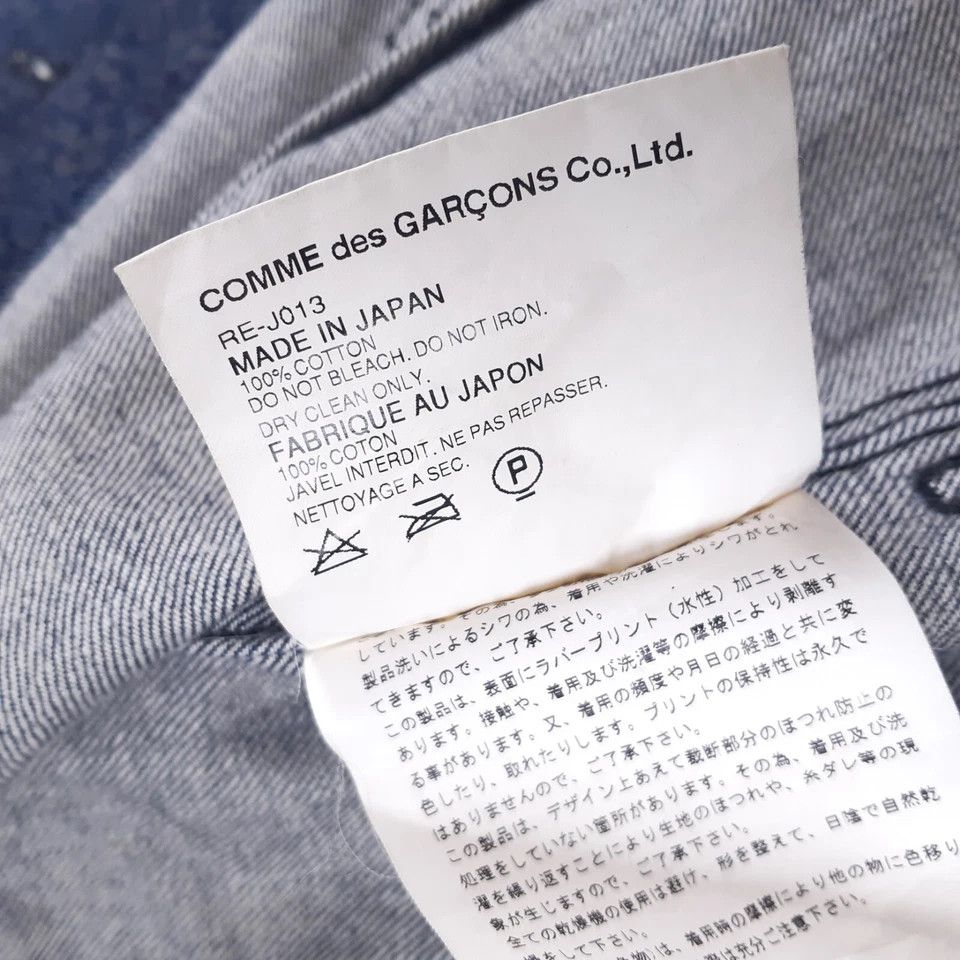 Comme des Garcons Robe De Chambre Comme Des Garcons 2001 Blue Denim Jacket Size M / US 6-8 / IT 42-44 - 12 Thumbnail