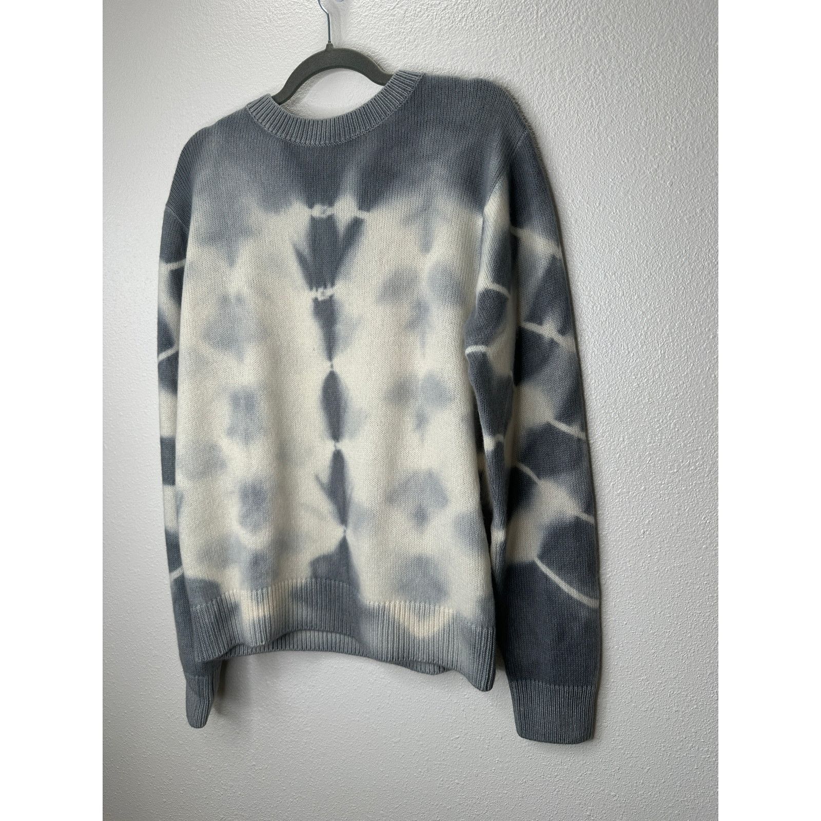 Other The Elder Statesmen Gray Cream Tie-Dyed Cashmere Sweater M Size US M / EU 48-50 / 2 - 3 Thumbnail