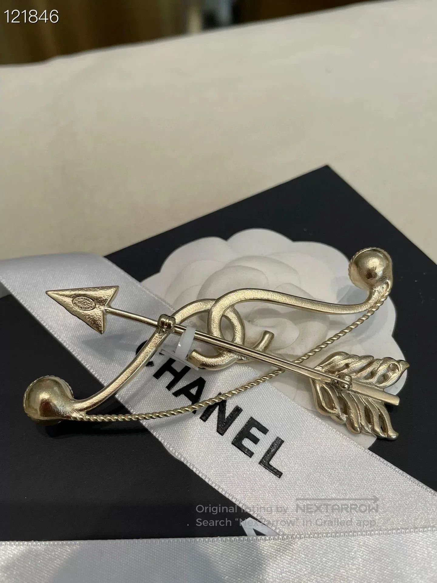 Chanel Chanel Cupid's Arrow Brooch. Size ONE SIZE - 5 Thumbnail