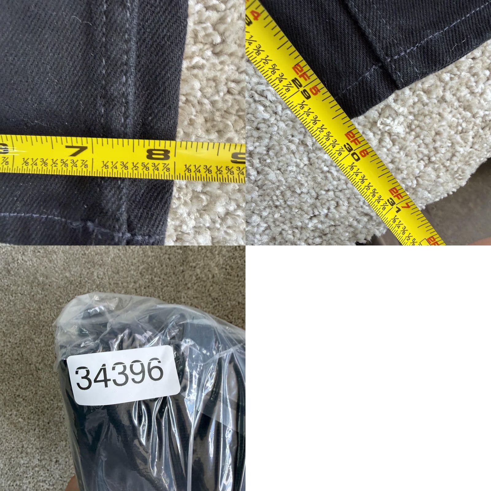Vintage L.L. Bean Classic Fit Jeans Mens 37x32 Dark Wash Black Denim Straight Casual Size US 37 - 8 Thumbnail
