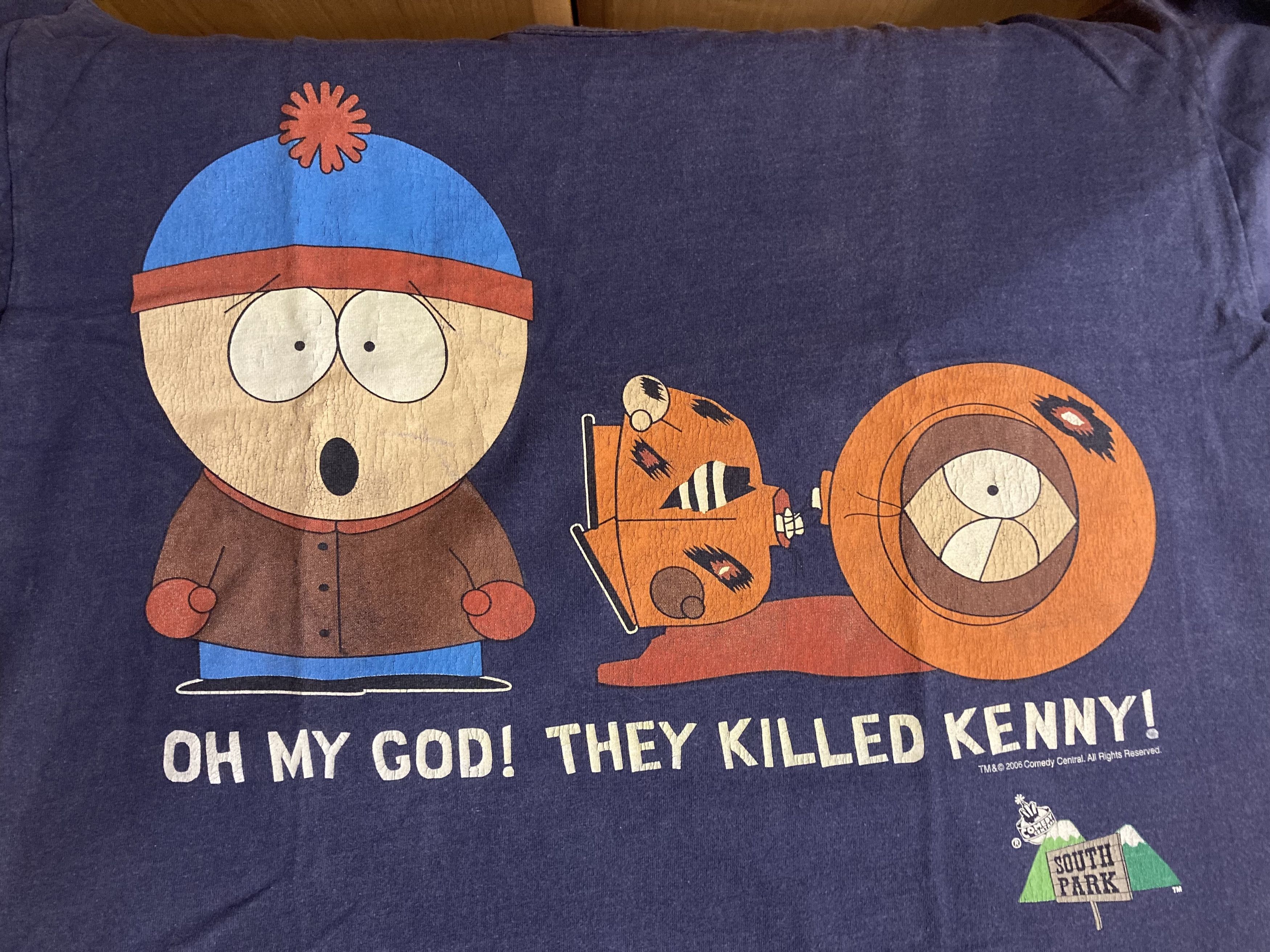 Vintage Vtg.South Park 2006 T Shirt Oh My God They Killed Kenny Size US M / EU 48-50 / 2 - 7 Thumbnail