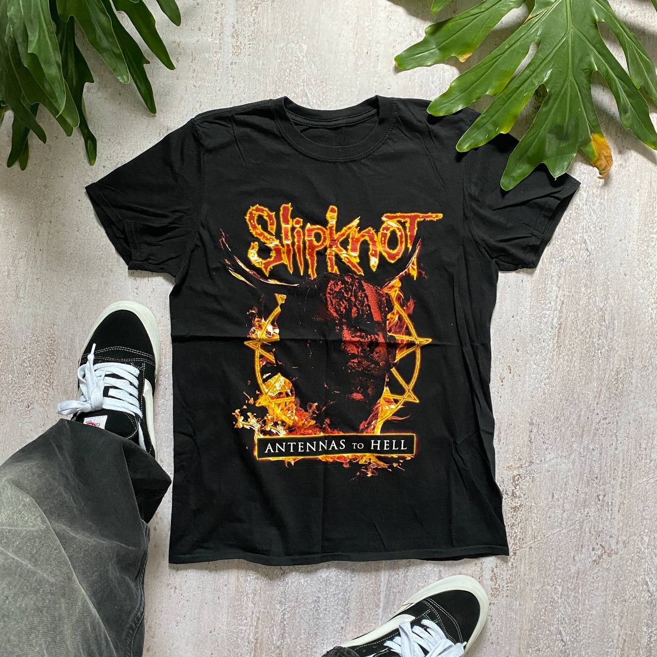 Band Tees × Vintage VINTAGE Y2K SLIPKNOT ANTENNAS TO HELL RARE T SHIRT 45 Size US M / EU 48-50 / 2 - 5 Thumbnail