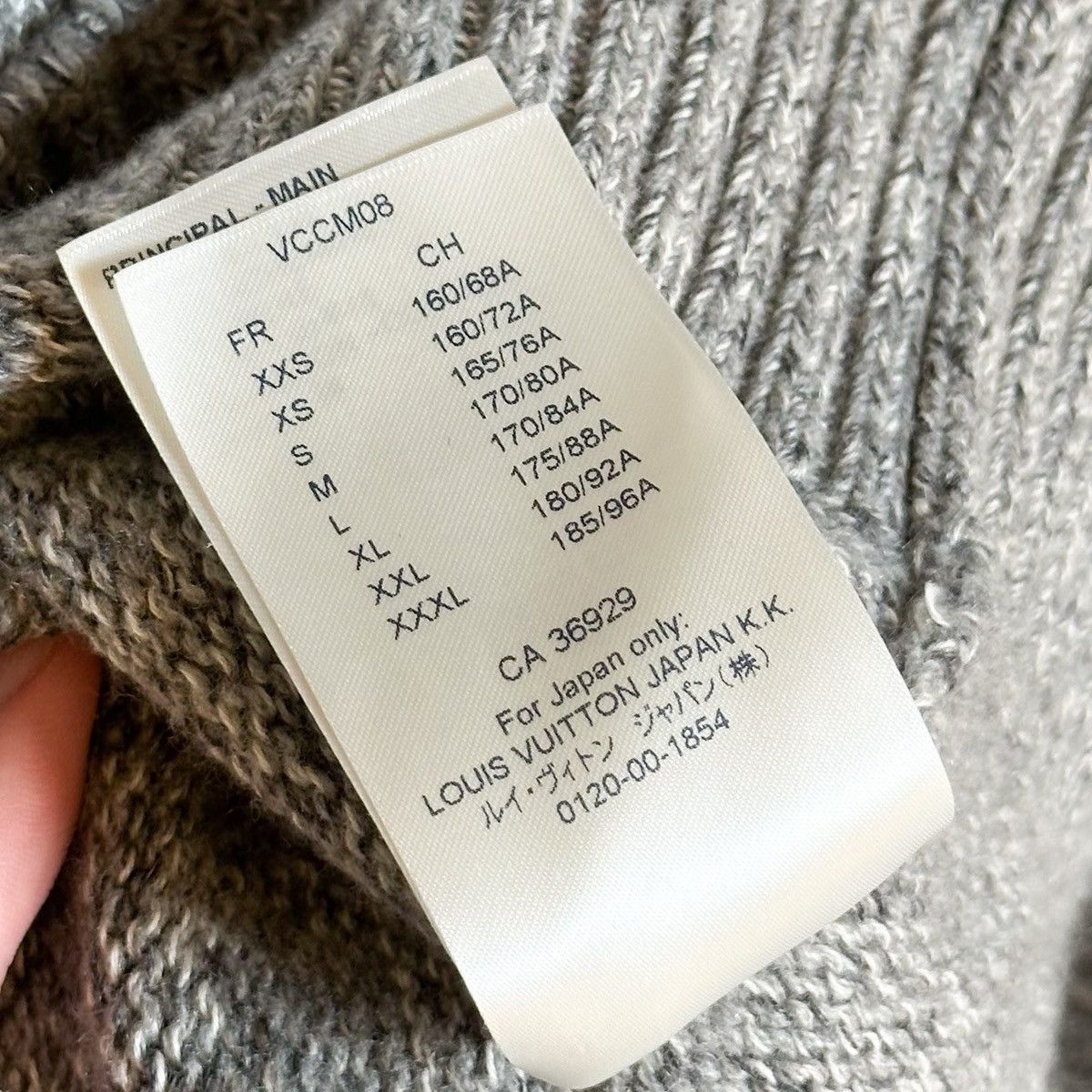 Louis Vuitton LV MERCI Cashmere Crewneck Sweater By Virgil Abloh Size US XL / EU 56 / 4 - 8 Thumbnail