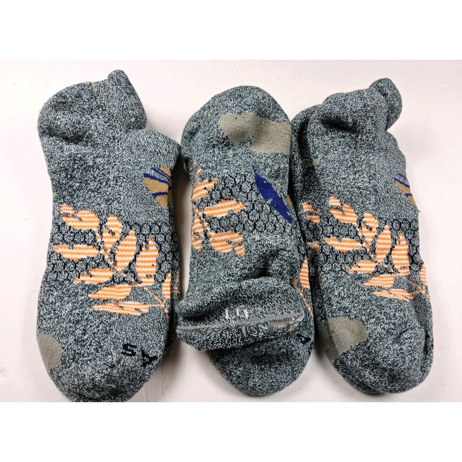 Vintage Bombas Socks Ankle Size L Tropical Original Lot Of 3 Pairs Size ONE SIZE - 3 Thumbnail
