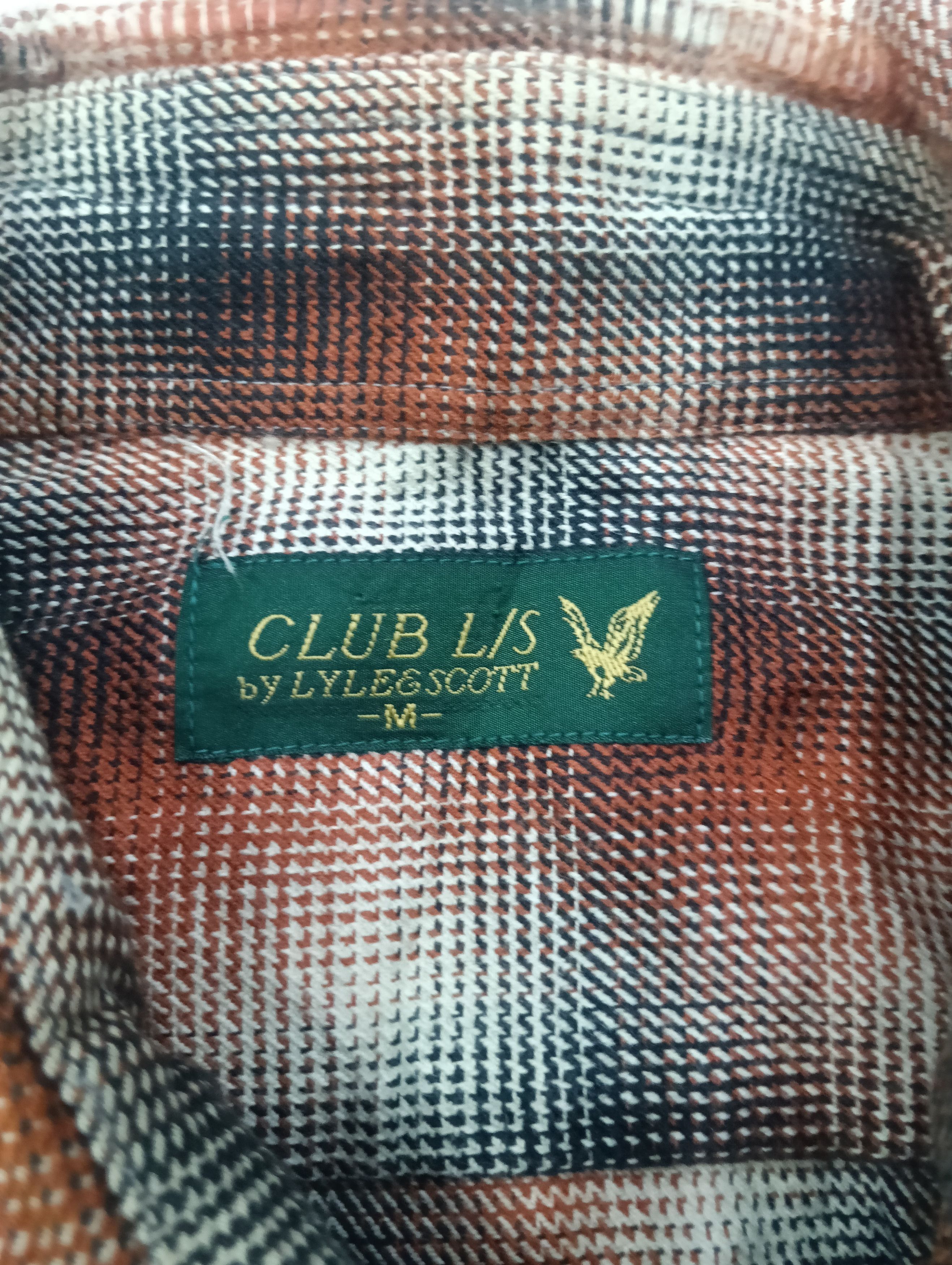 Lyle & Scott Vintage Shadow Plaid Button Up Shirt Like Arrow Chevella Size US L / EU 52-54 / 3 - 6 Thumbnail