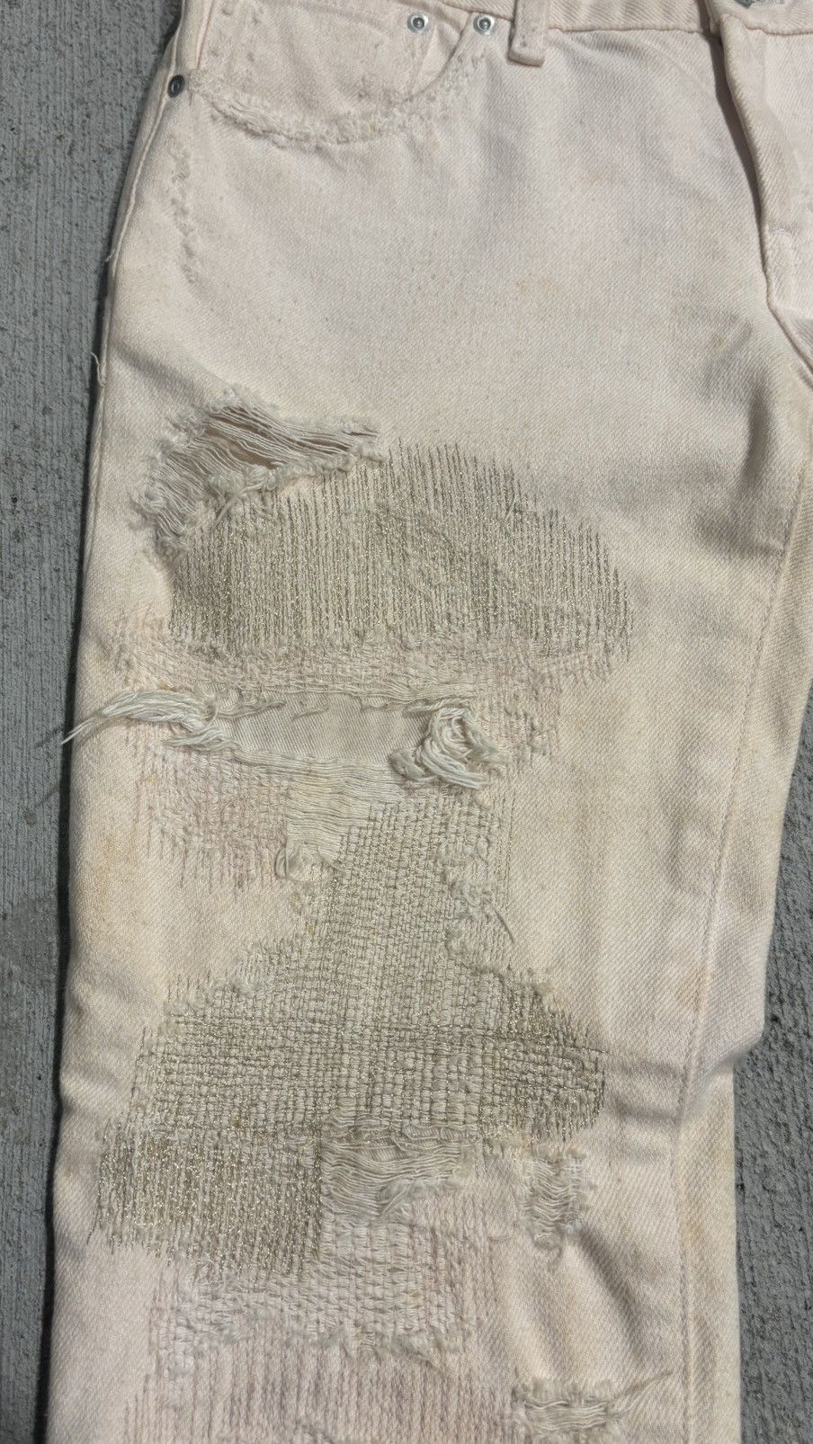 Undercover Undercover SS2005 Vampire Yarn Denim Size US 30 / EU 46 - 7 Thumbnail