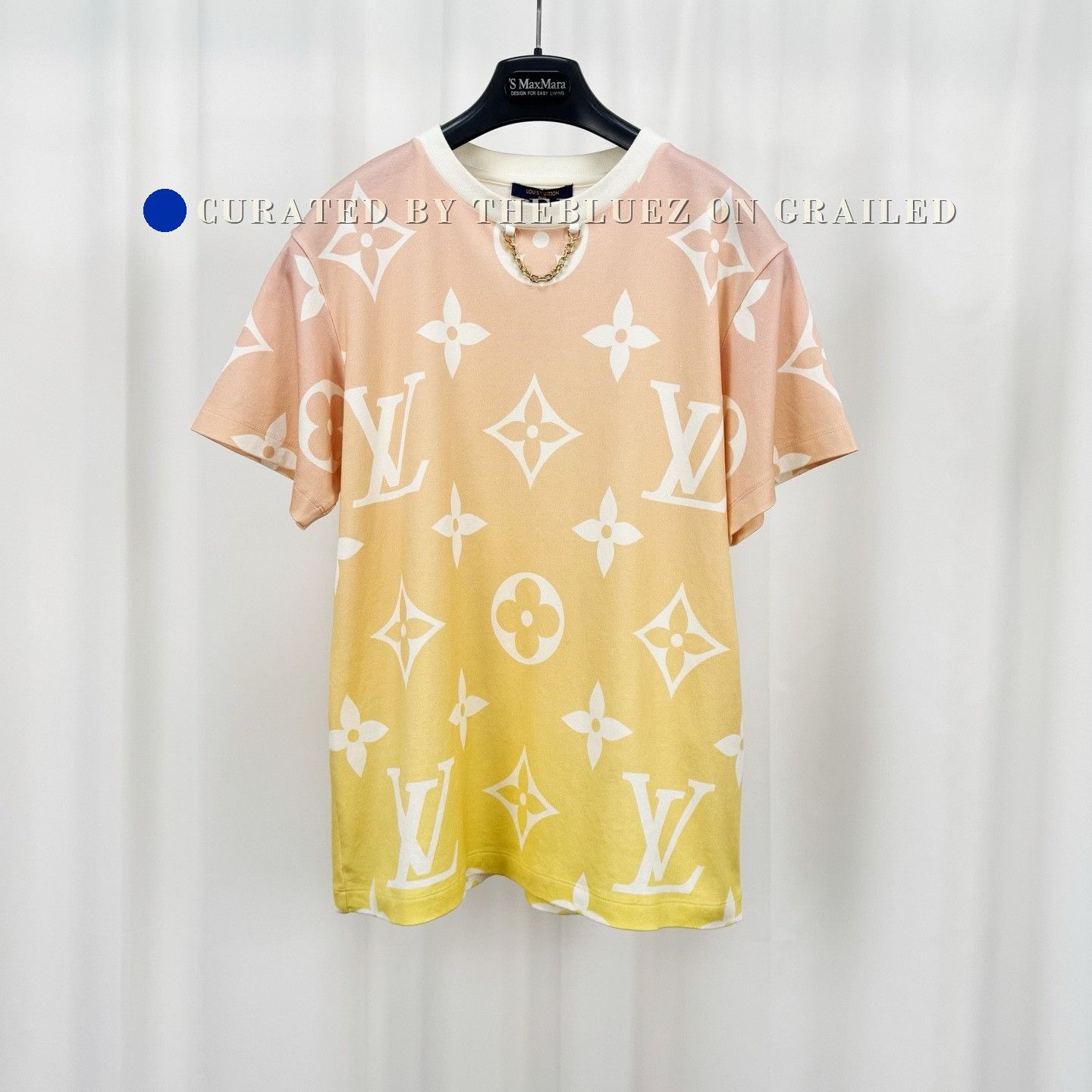 Louis Vuitton Louis Vuitton Gradient Monogram Chain Tee Size L / US 10 / IT 46 - 1 Thumbnail