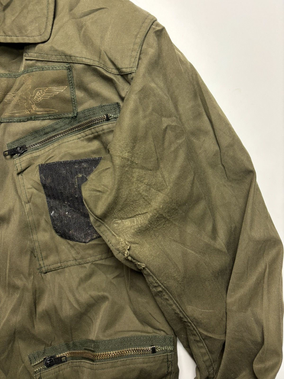 Vintage Pilot Bomber Jacket Army Vintage Size US L / EU 52-54 / 3 - 4 Thumbnail