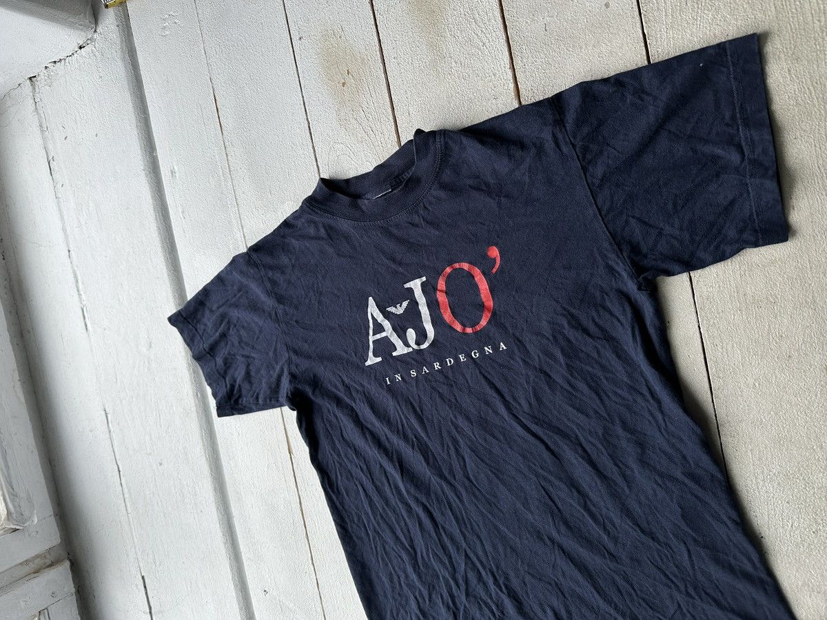 Armani 🚨Y2K Big Logo ARMANI JEANS T-shirt Avant Garde Size US XS / EU 42 / 0 - 2 Thumbnail