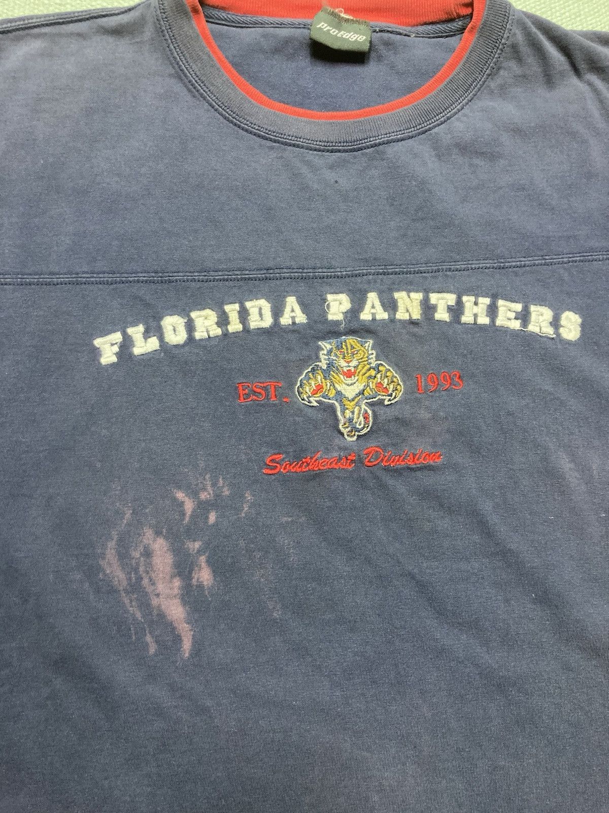 NHL × Vintage Vintage t shirt Florida panthers embroidered faded NHL XL Size US XL / EU 56 / 4 - 3 Thumbnail