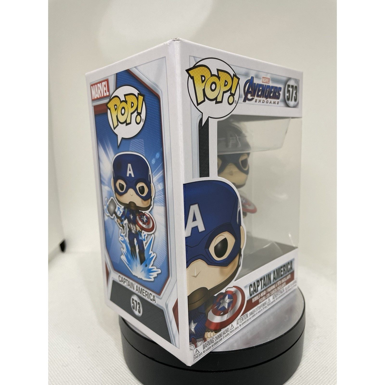 Marvel Comics Funko Pop! Captain America #573 Avengers Endgame Size ONE SIZE - 8 Thumbnail