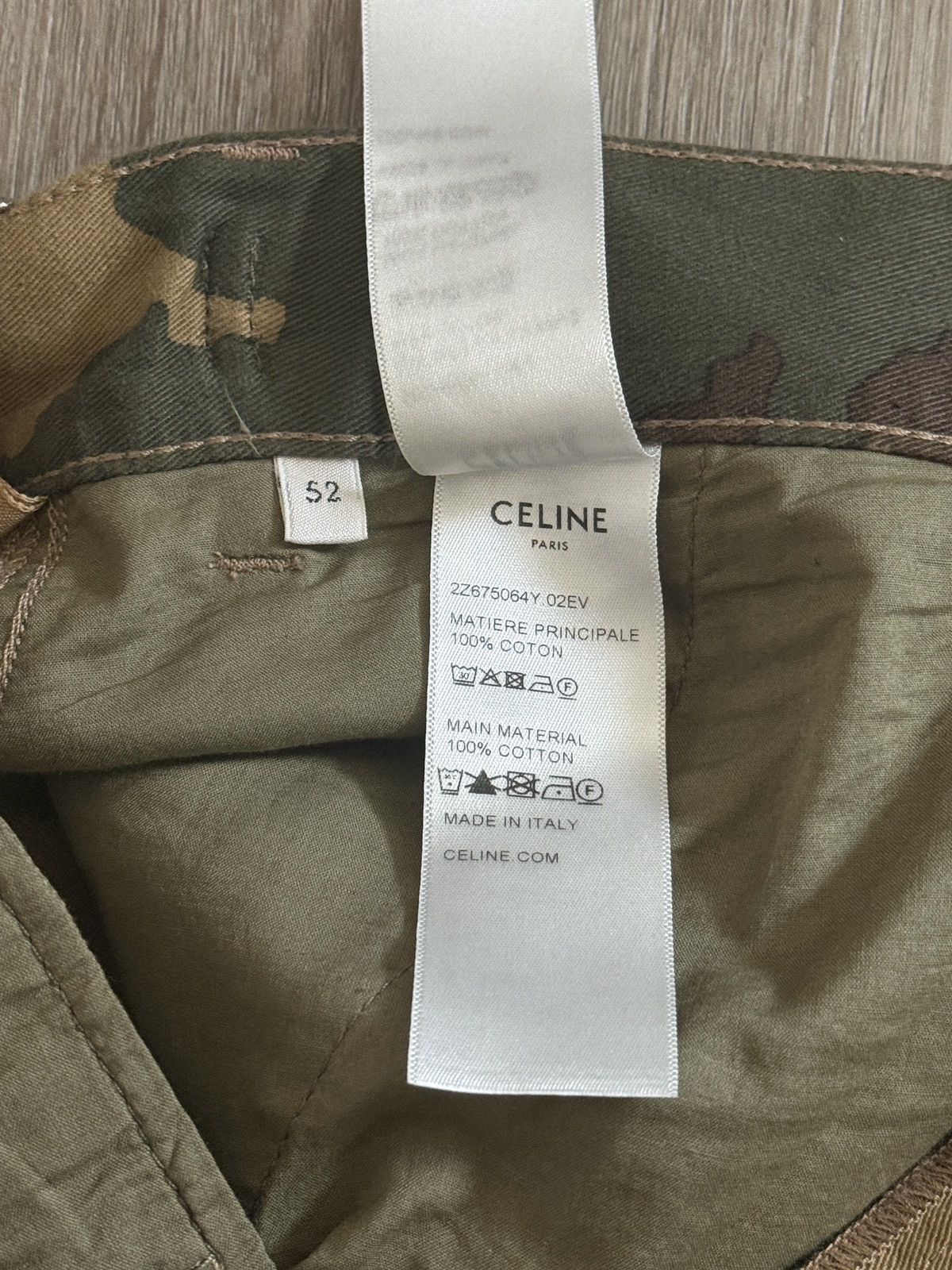 Celine Celine Camo Cargo Short Size US 32 / EU 48 - 6 Thumbnail