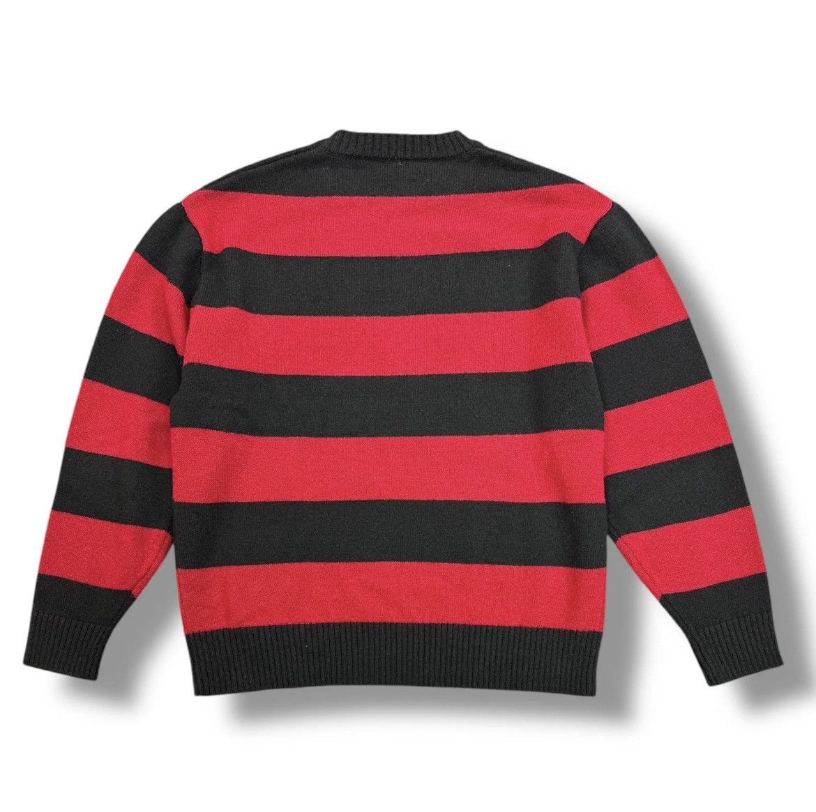 Number (N)ine Number nine WOOL WIDE STRIPED KNIT PULLOVER size 4 Size US L / EU 52-54 / 3 - 2 Thumbnail