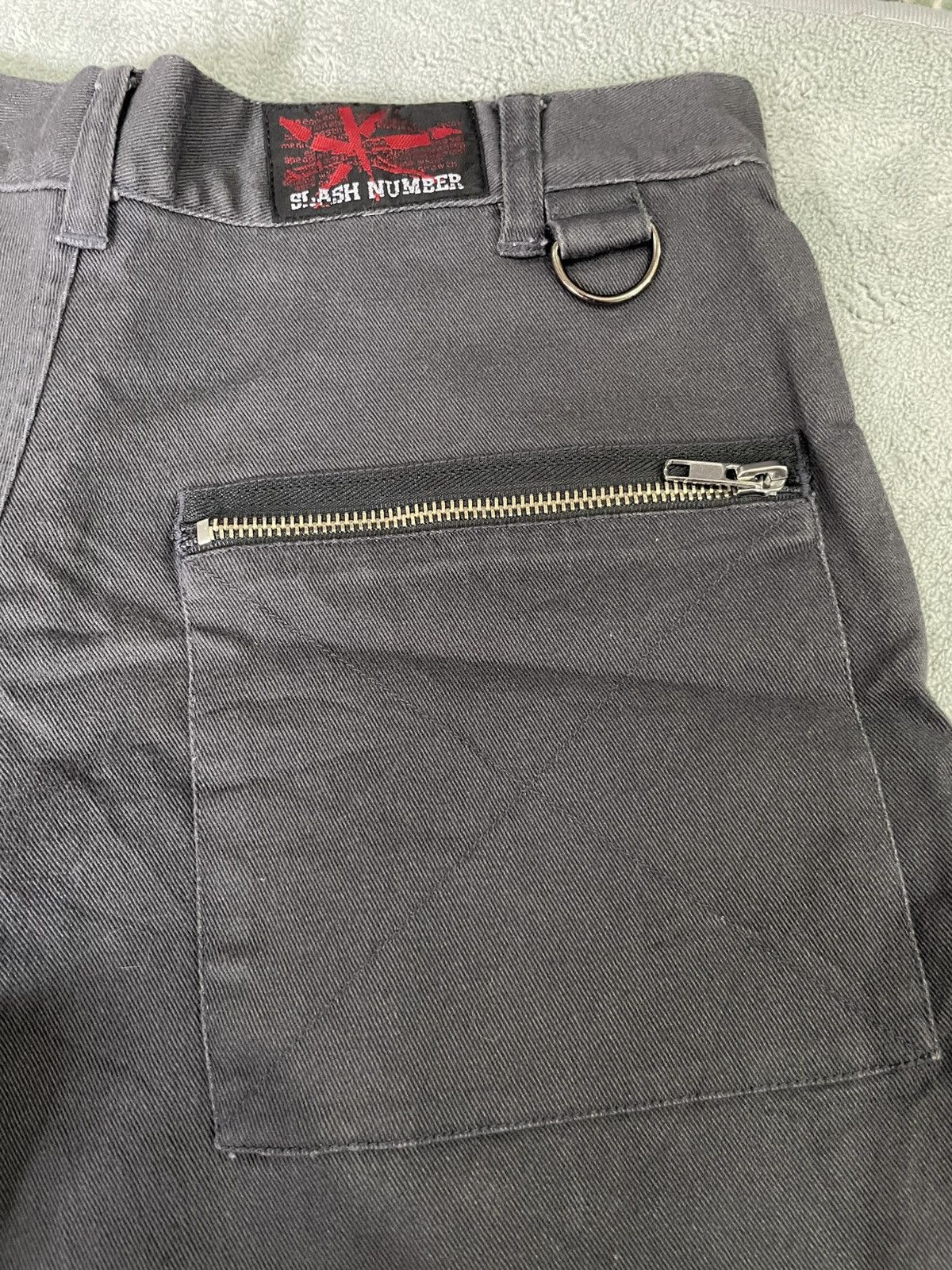 Japanese Brand SLASH NUMBER PUNK BONDAGE STYLE PANT Size US 28 / EU 44 - 21 Thumbnail