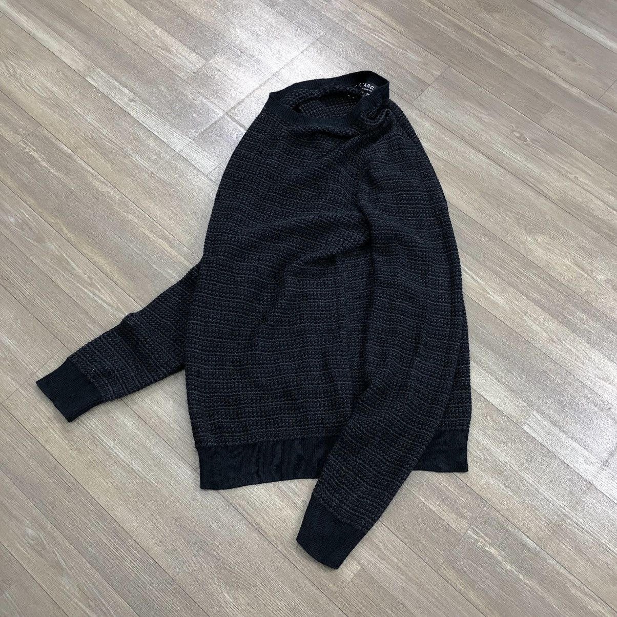 A.P.C. × Designer × Vintage Vintage A.P.C. Semi-Sheer Transparency Knit Sweater Grunge Size US S / EU 44-46 / 1 - 12 Thumbnail