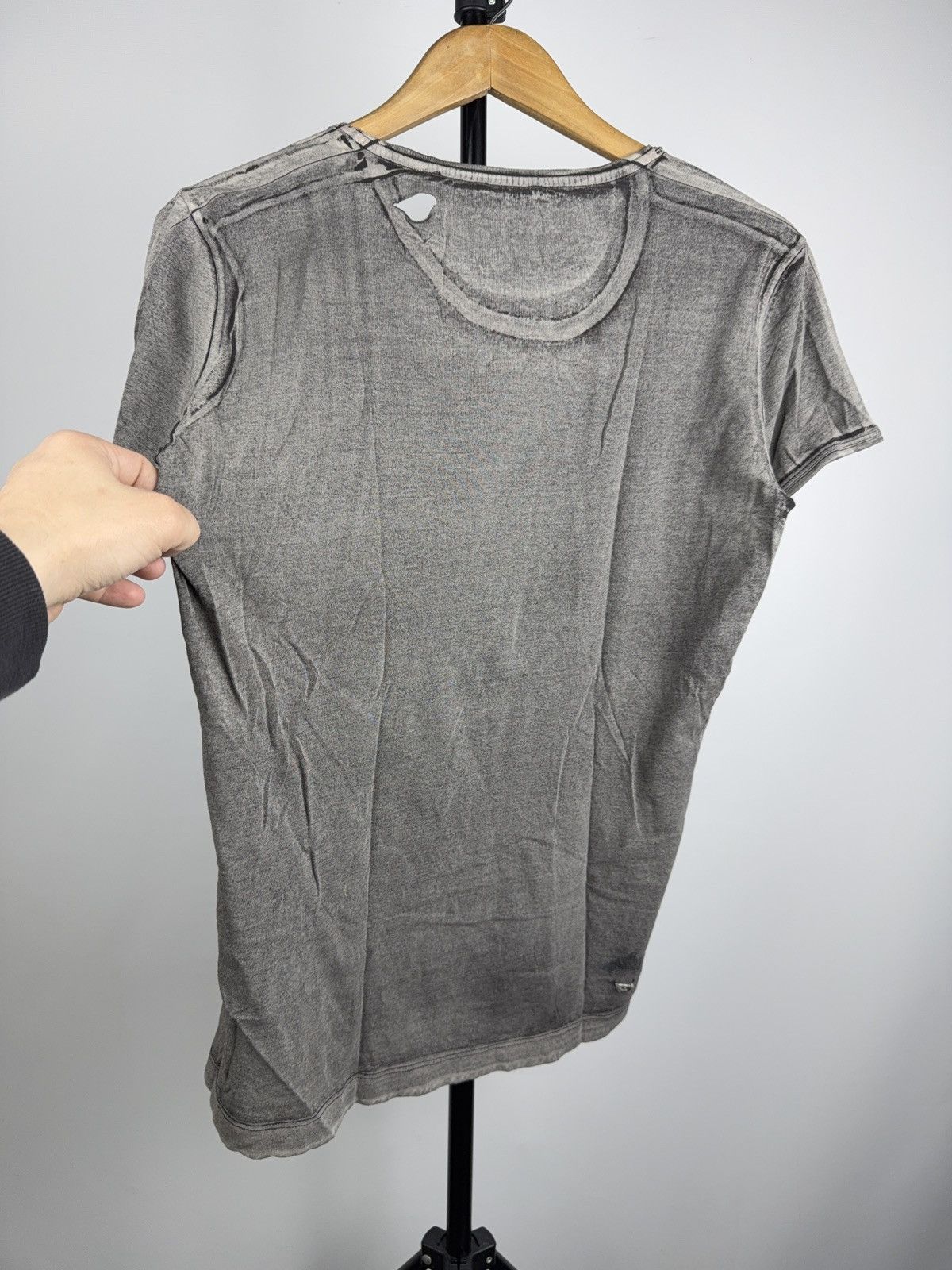 Diesel Y2K DIESEL Punk Rock Skull Distressed Graphic T-Shirt Grunge Size US S / EU 44-46 / 1 - 13 Thumbnail