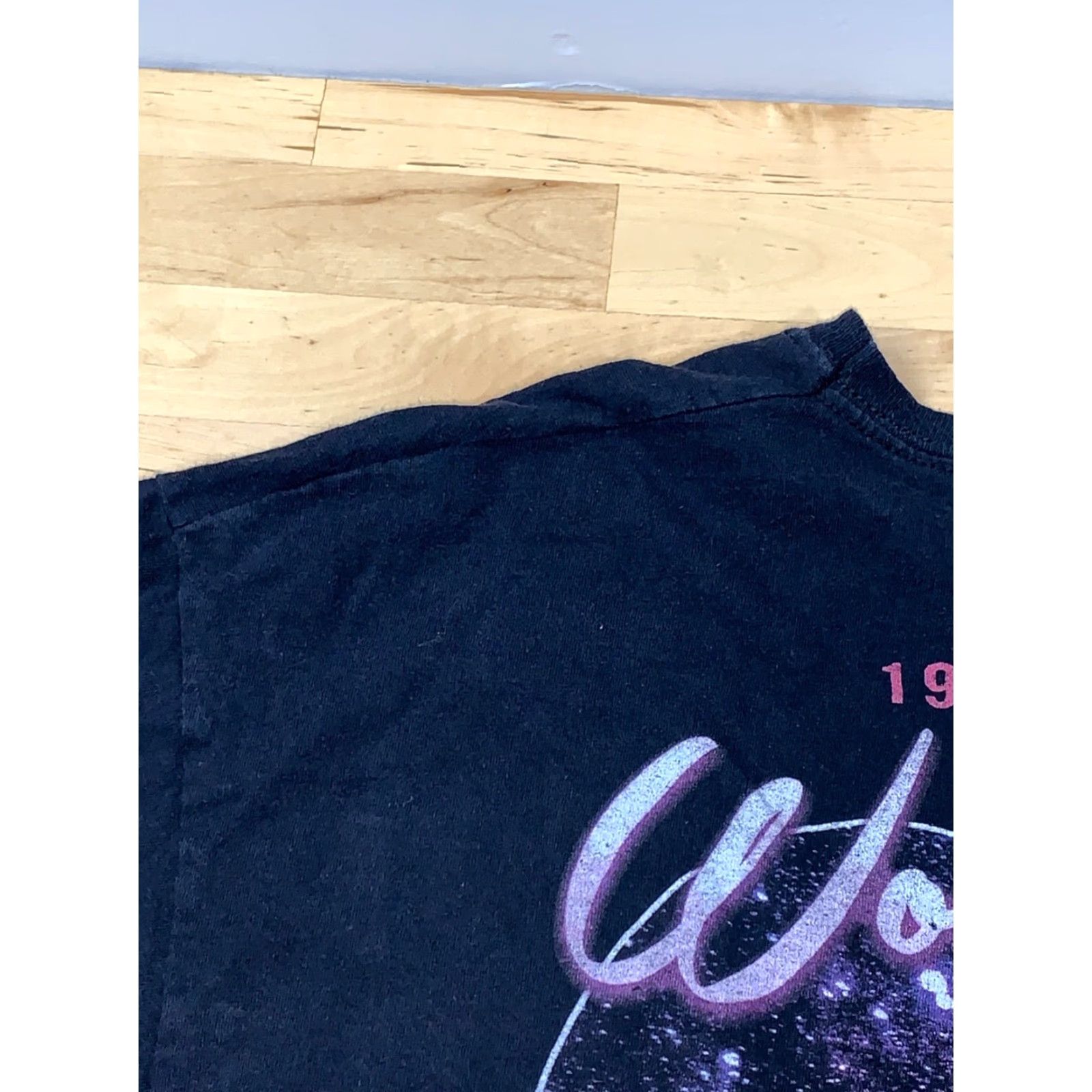 Vintage 1989 Global World Tour T Shirt Black Short Sleeve Men L Band Unbranded Casual Music 5711 Size US L / EU 52-54 / 3 - 8 Thumbnail