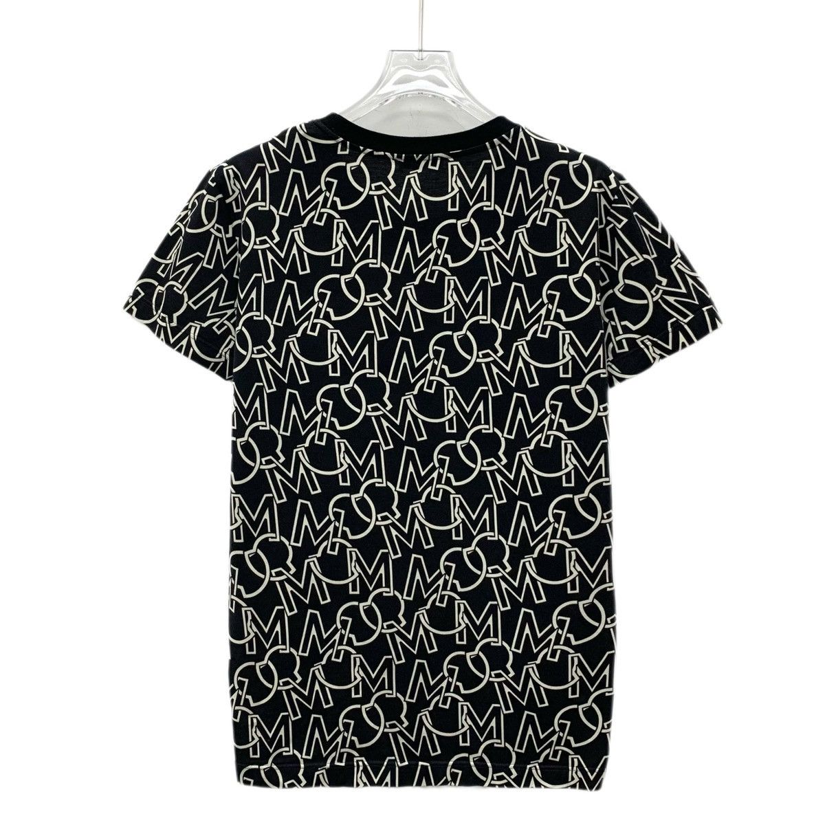 Moncler Moncler All-Over Logo Printed Cotton Crew Neck T-Shirt K26WX Size US XL / EU 56 / 4 - 2 Thumbnail