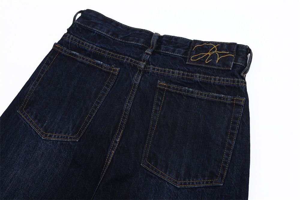 Japanese Brand × Jean Men's distressed loose casual street washed straight jeans Size US 32 / EU 48 - 5 Thumbnail