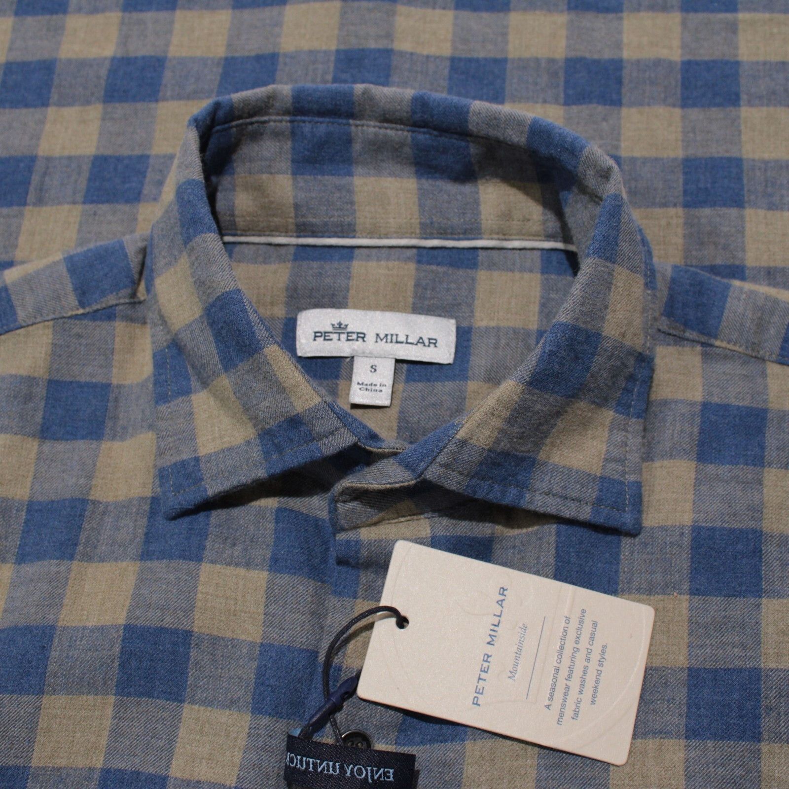 Peter Millar Peter Millar New with tags Shirt Size S US In Blue Size US S / EU 44-46 / 1 - 1 Thumbnail