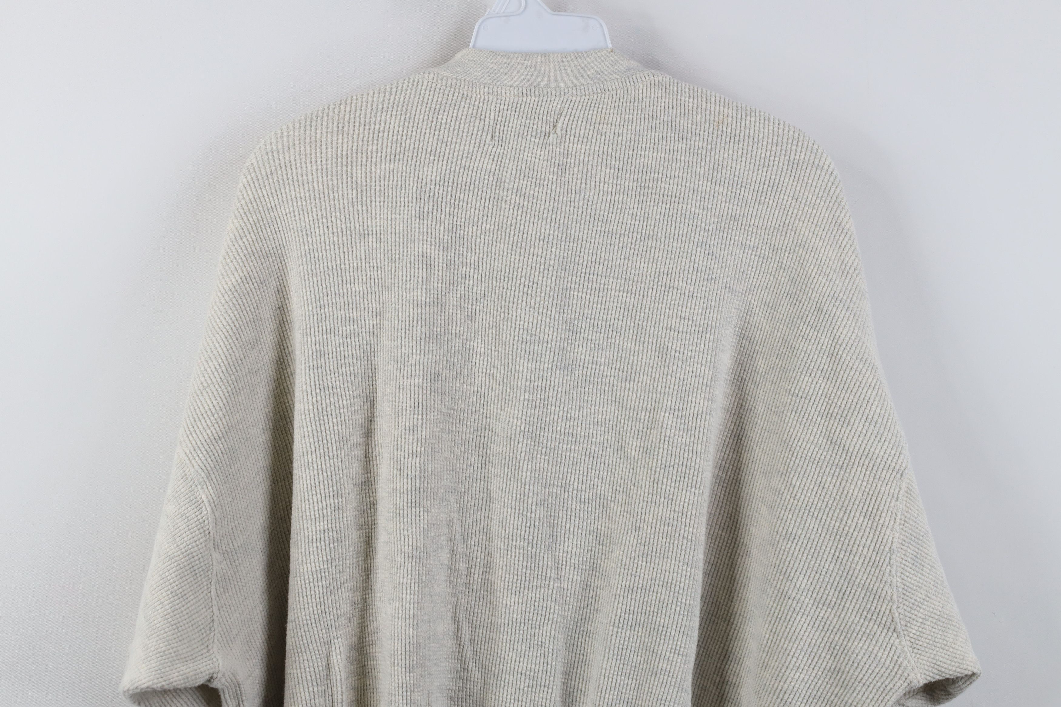 Vintage Vintage 90s Streetwear Short Sleeve Knit Henley T-Shirt Size US XXL / EU 58 / 5 - 11 Thumbnail