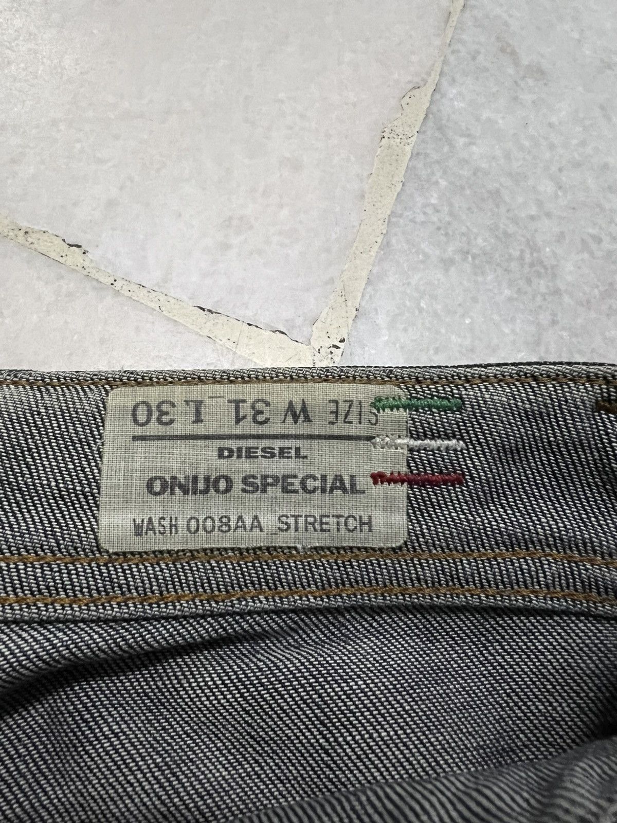 Diesel 💥Rare Diesel Industry Onijo Special Distress Jean Size US 33 - 16 Thumbnail