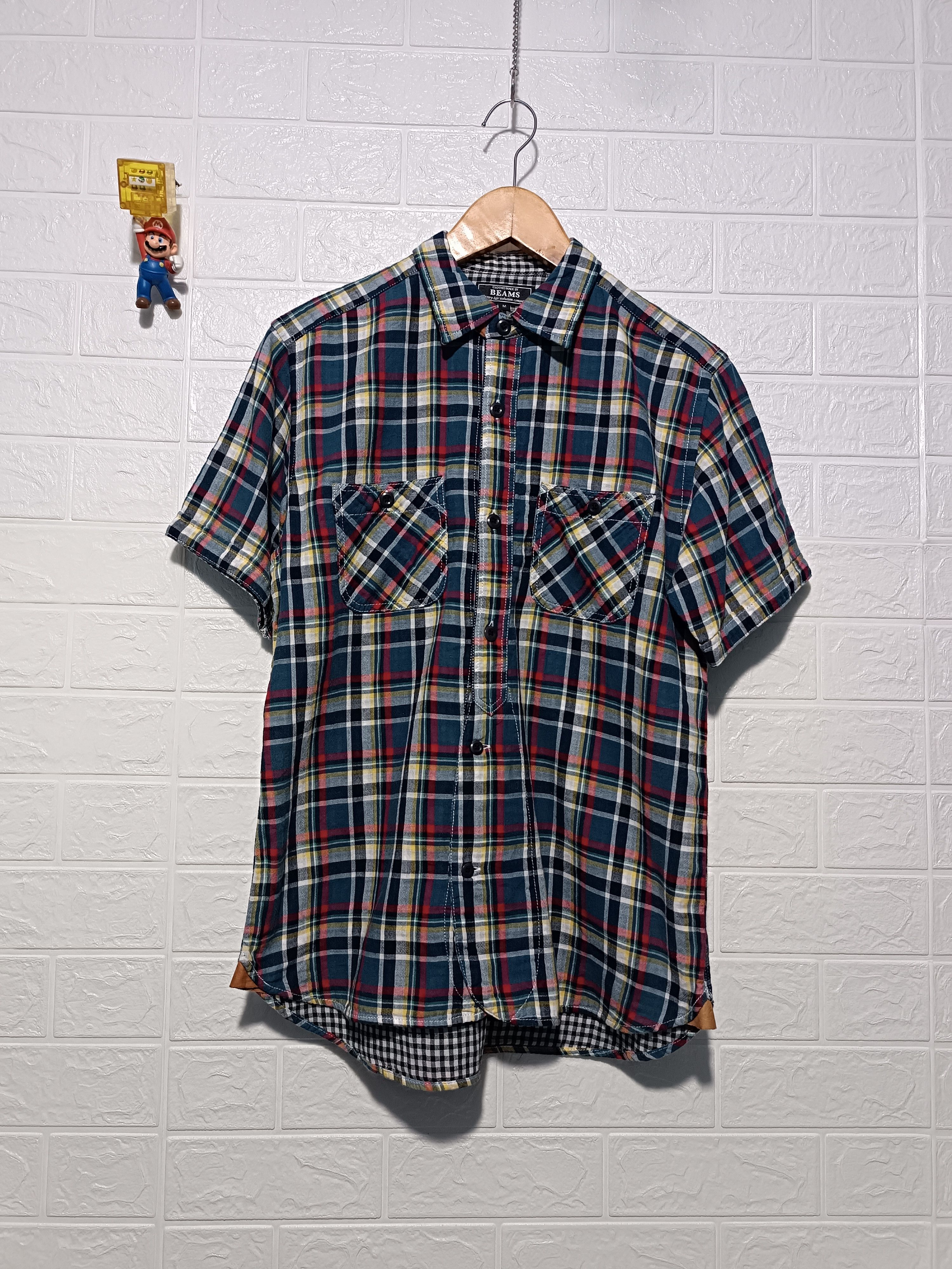 Beams Japan Beams Line Check Shirt Size US M / EU 48-50 / 2 - 1 Thumbnail