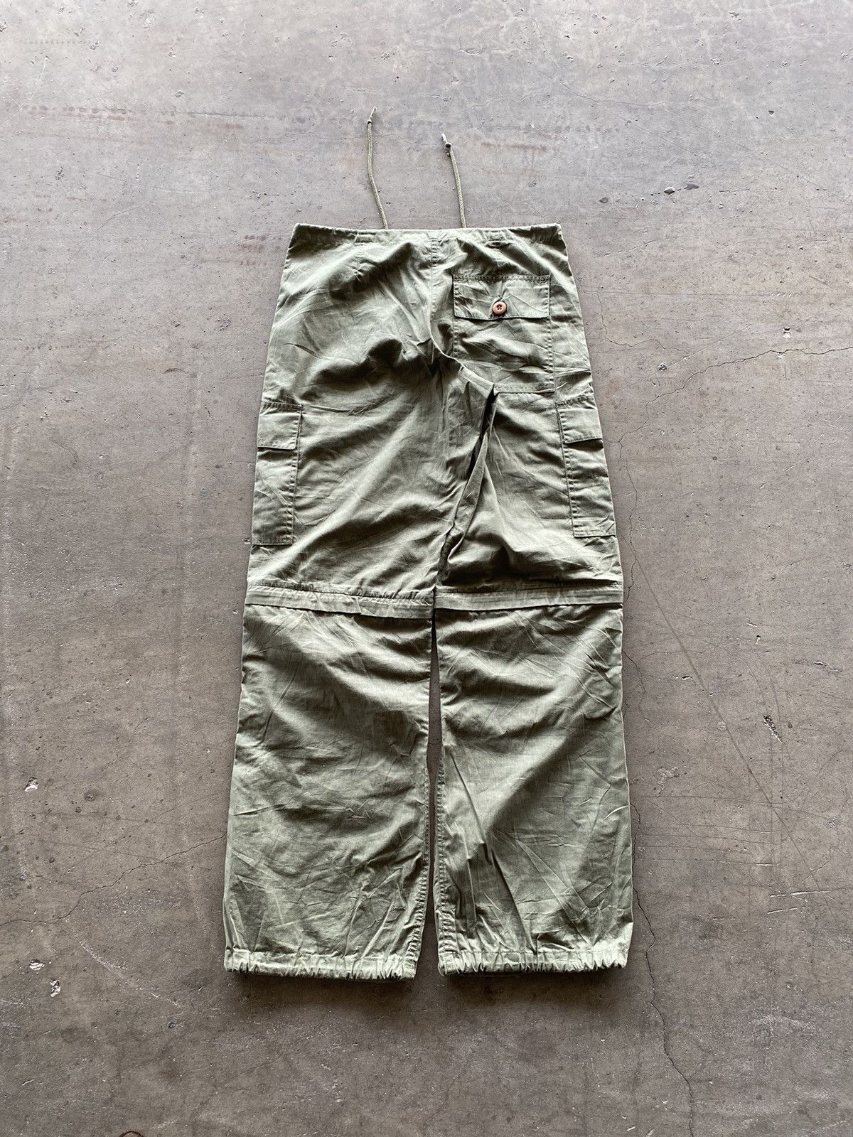 Japanese Brand 2000s UFO - Cargo 2 in 1 Reconstructed Short Pants Size US 30 / EU 46 - 6 Thumbnail