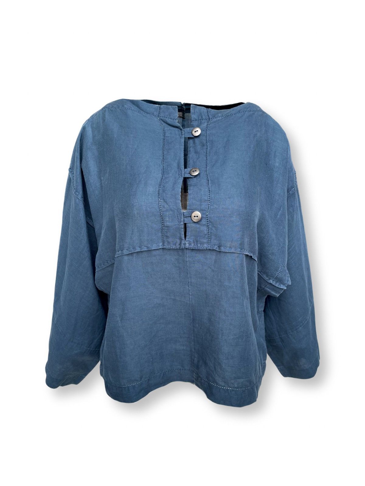 Issey Miyake Issey Miyake Runway SS 92 Archived Kimono Blouse Sun Faded Size M / US 6-8 / IT 42-44 - 4 Thumbnail