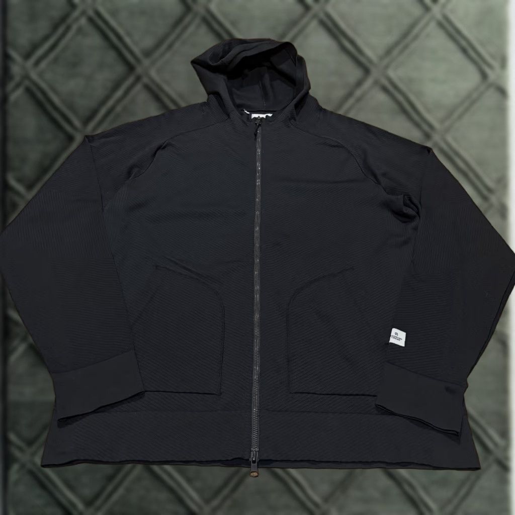 Reigning Champ REIGNING CHAMP x ADIDAS Full-Zip Hoodie Jacket BLACK Ribbed Men's L SAMPLE Jacket Track Jacket Mens Large Black Reigning Champ adidas Sample Size US L / EU 52-54 / 3 - 1 Thumbnail