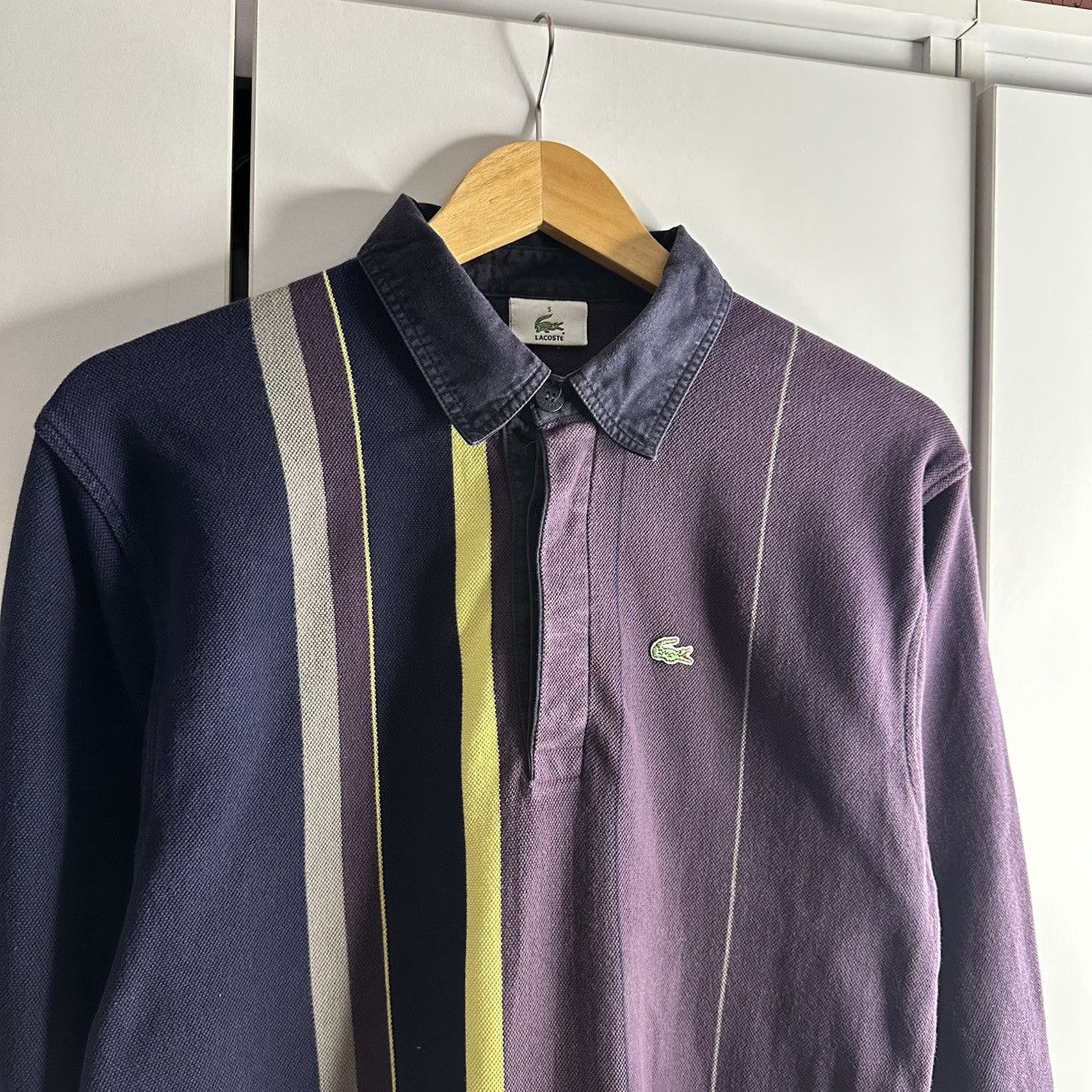 Lacoste Lacoste Vintage France Rugby StreetWear Rare Polo Size US S / EU 44-46 / 1 - 2 Thumbnail