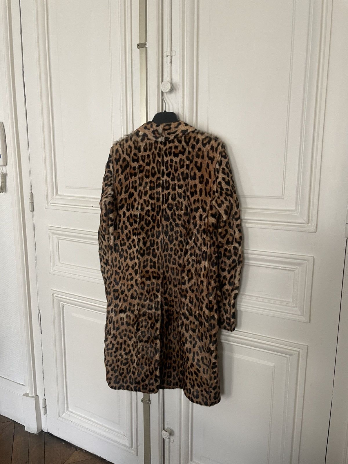 Saint Laurent Paris × Yves Saint Laurent Fur coat leopard print Saint Laurent Size S / US 4 / IT 40 - 6 Thumbnail