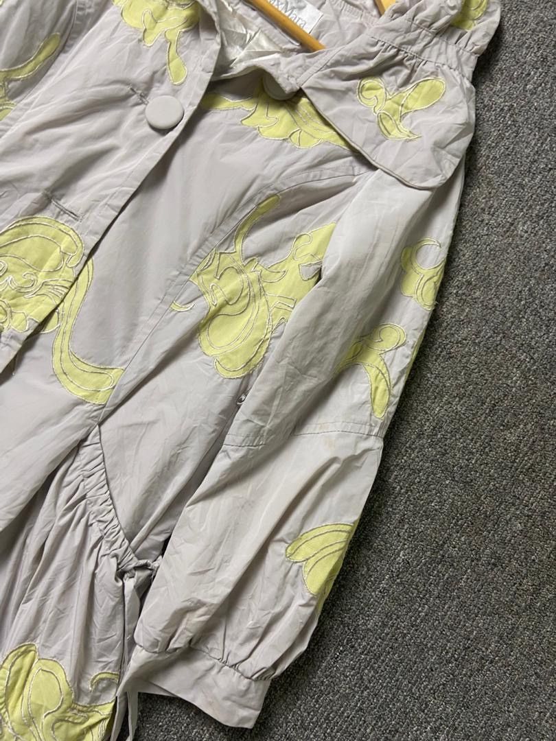 Max Mara MaxMara Italy Lightweight Polyester Floral Jacket (185) Size XS / US 0-2 / IT 36-38 - 9 Thumbnail