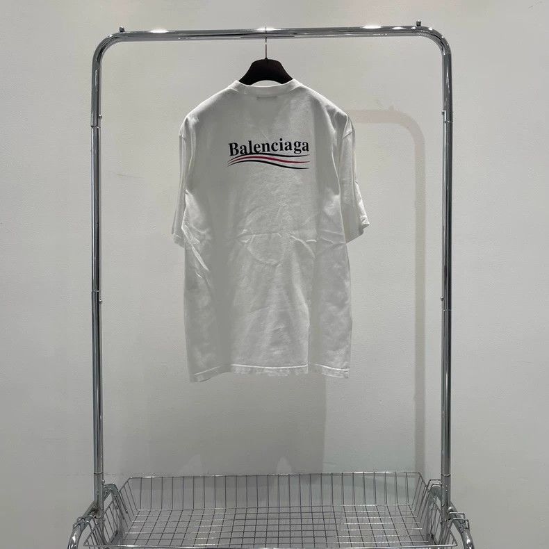 Balenciaga Balenciaga White Cola Printed Short Sleeve Size US XS / EU 42 / 0 - 2 Thumbnail
