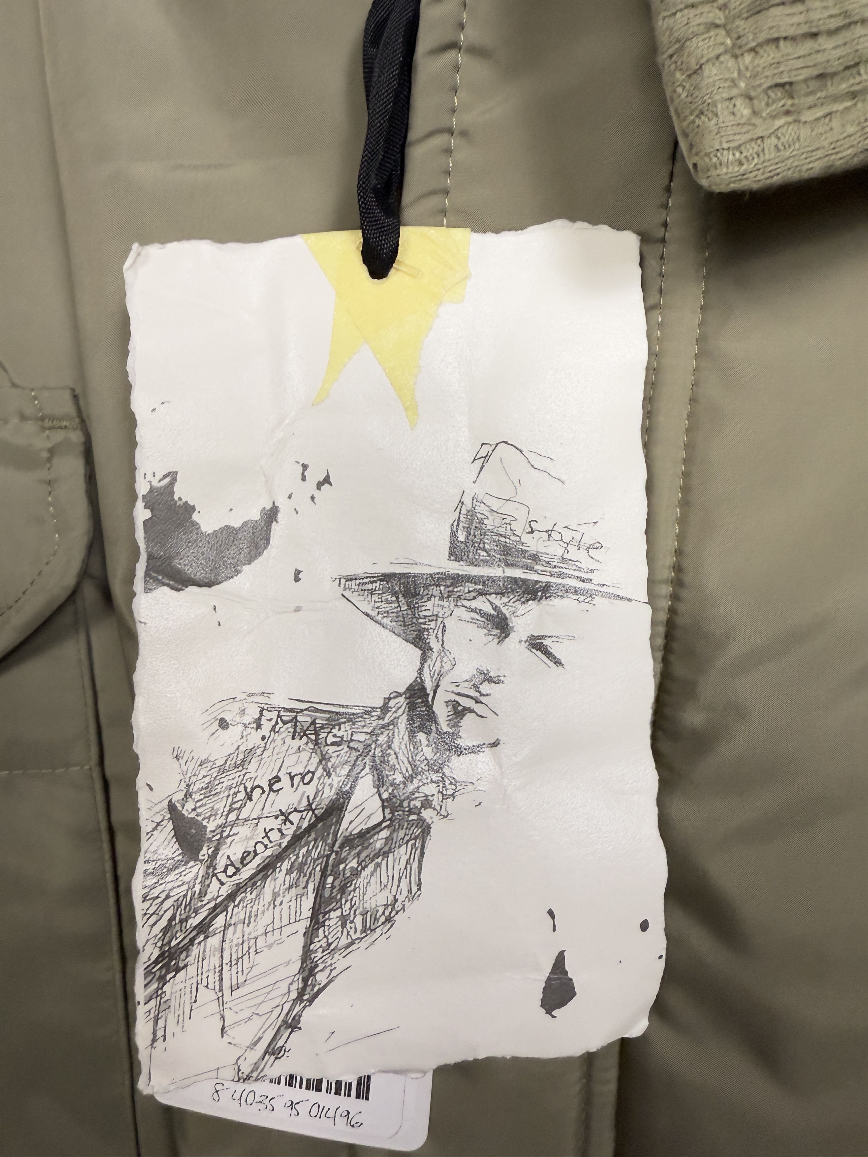 Greg Lauren Army Nylon Fishtail Parka