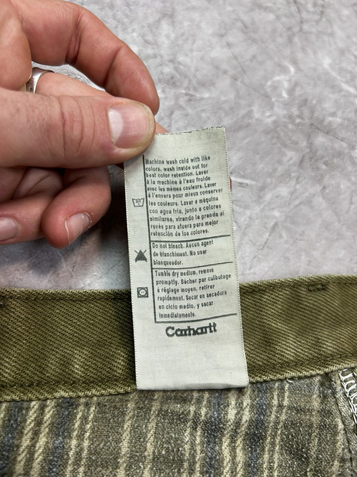 Carhartt Vintage Flannel Lined Carhartt Jeans / Pants Size US 38 / EU 54 - 8 Thumbnail