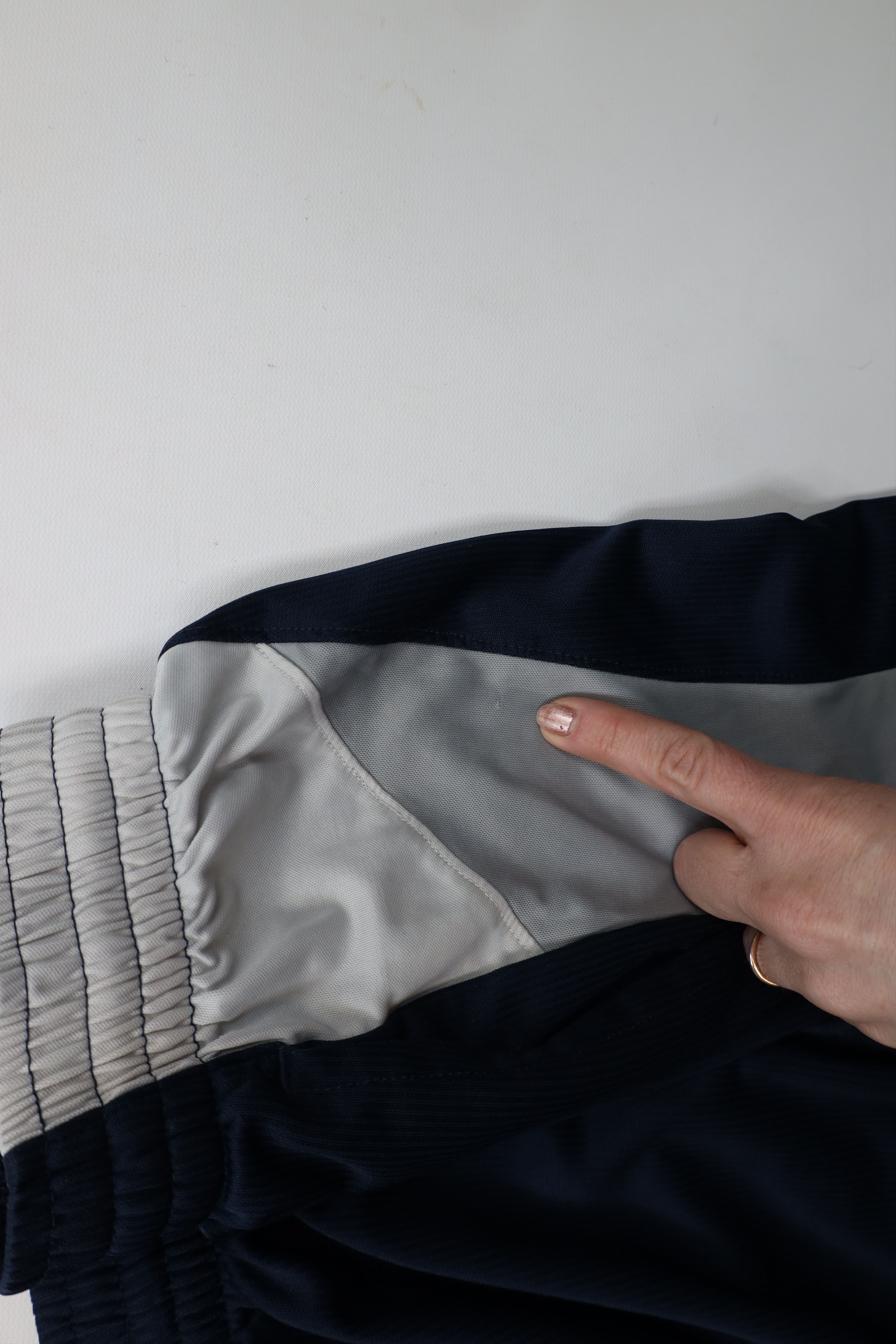 Nike × Vintage Vintage Y2K Nike Basketball Mini Swoosh Gym Shorts Blue Size US 30 / EU 46 - 9 Thumbnail
