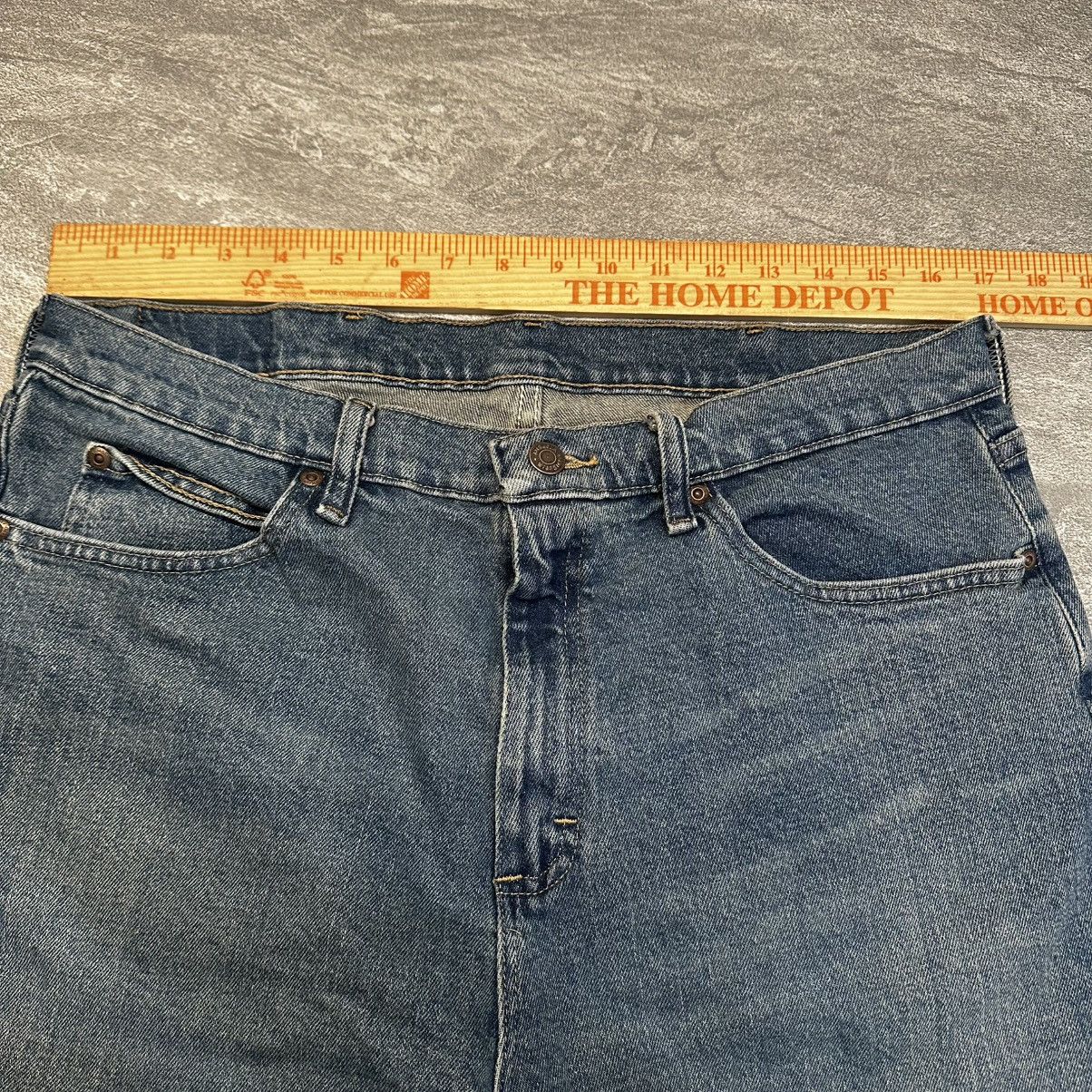 Vintage × Wrangler Vintage Wrangler Jorts Denim Shorts Mid Blue Baggy Relaxed Size US 34 / EU 50 - 7 Thumbnail