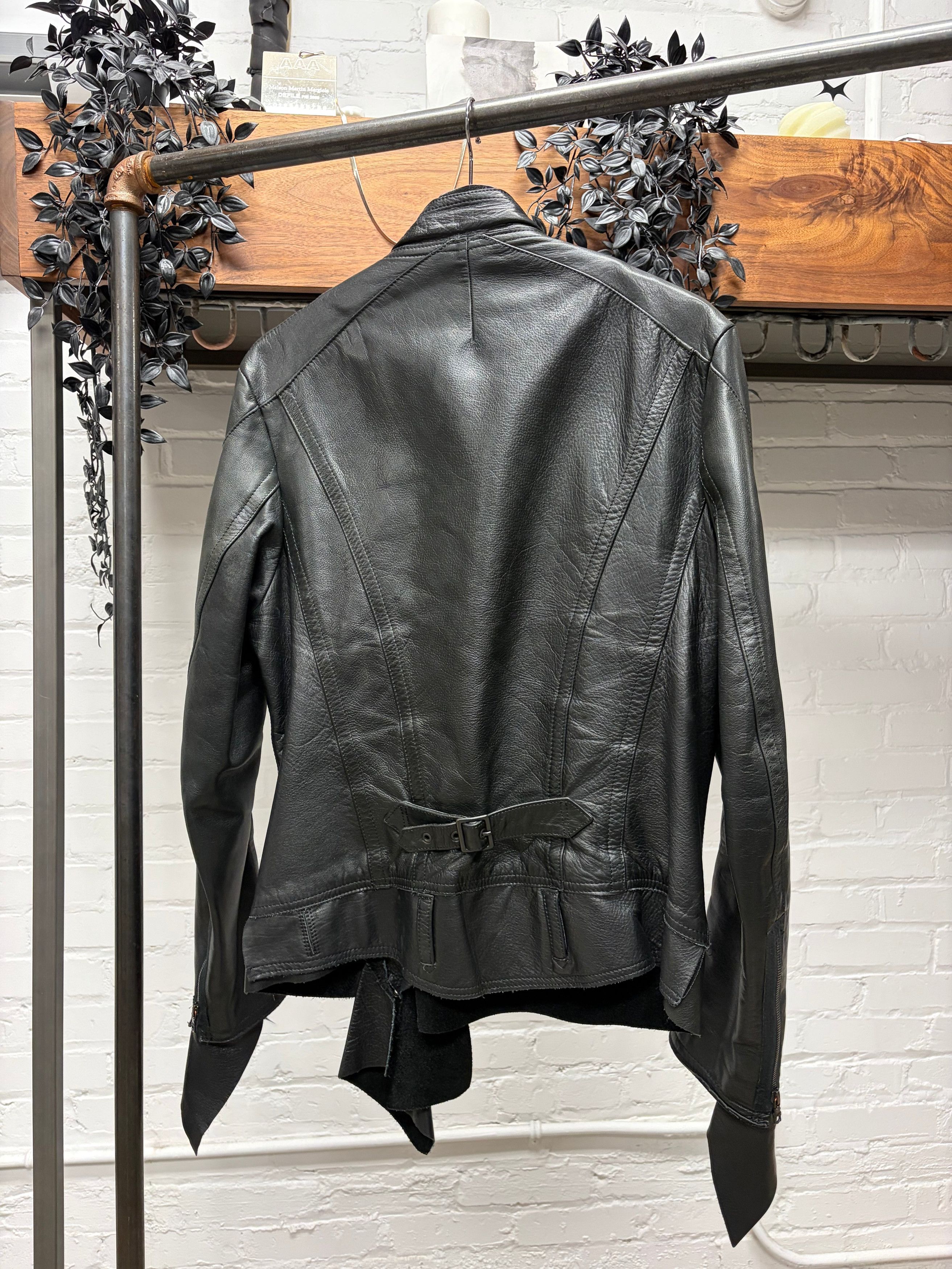 Yohji Yamamoto Yohji Yamamoto ‘Y’s’ Horse Leather Raw Cuff Moto-Jacket Size US M / EU 48-50 / 2 - 4 Thumbnail