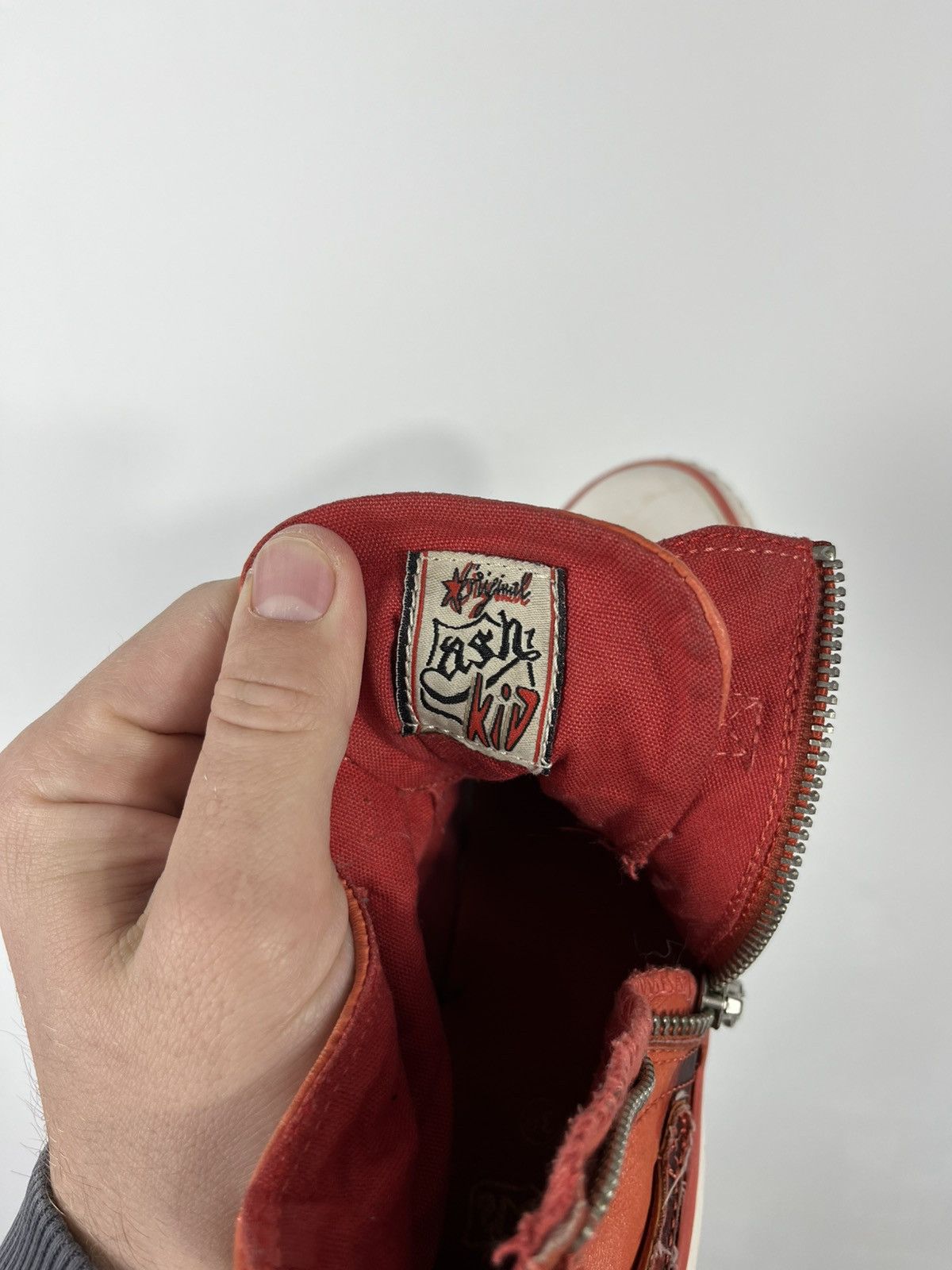 ASH ASH Distressed High Top Sneakers EU 39 Leather Buckle Zip Size US 8 / IT 38 - 16 Thumbnail