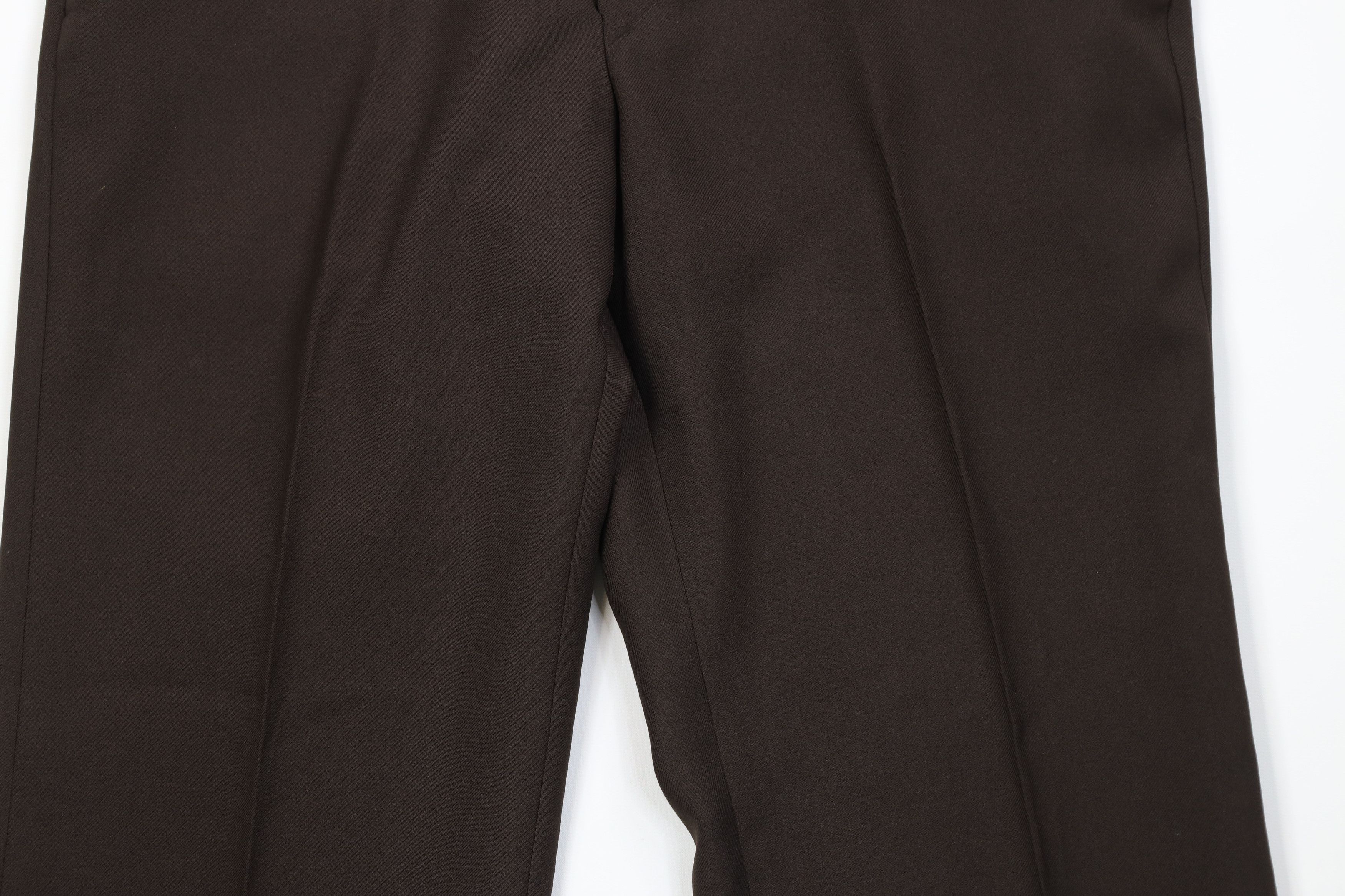 Vintage Vintage 70s Streetwear Flared Wide Leg Chino Pants Brown USA Size US 32 / EU 48 - 3 Thumbnail