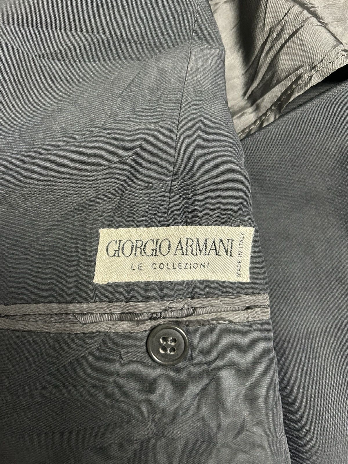 Designer × Giorgio Armani GIORGIO ARMANI SINGLE BREAST BLAZER Size 52R - 5 Thumbnail