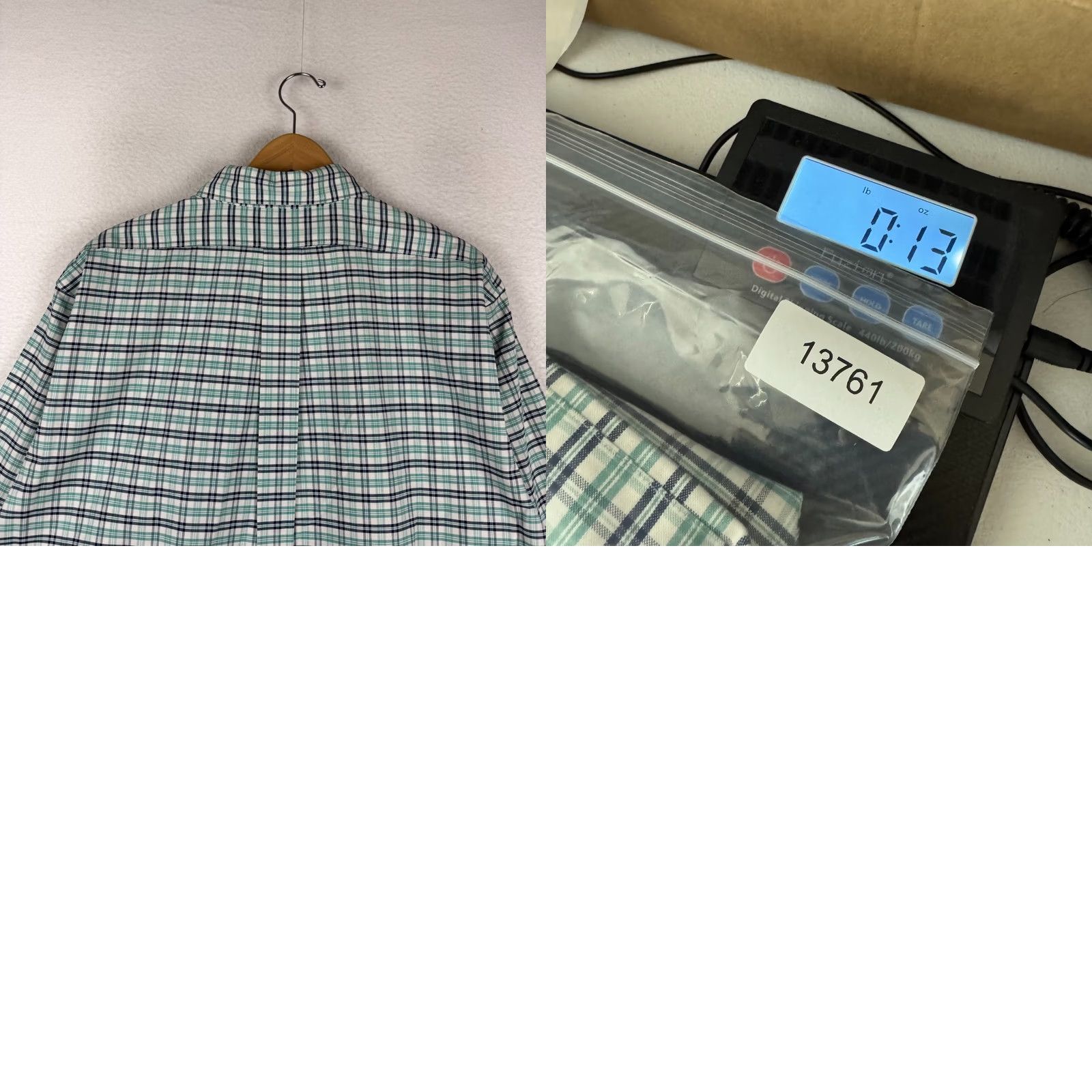 Brooks Brothers Brooks Brothers Mens XXL Regent Fit Green White Plaid Button-Down Shirt Size US XXL / EU 58 / 5 - 9 Thumbnail