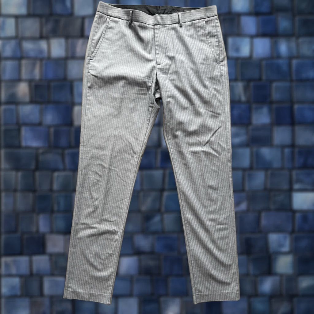 Bonobos Bonobos Pants Gray Herringbone Slim Fit Dress Pants 36x33 Men Vintage No (36x33) | Weekday Warrior Size US 34 / EU 50 - 1 Thumbnail