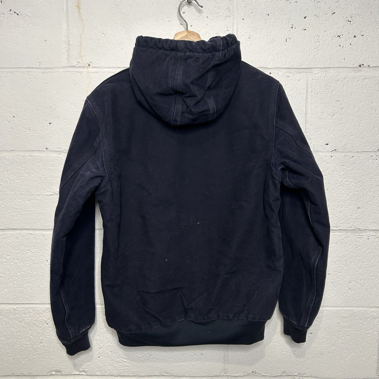 Carhartt Carhartt Quilted Hooded Active Jacket “Navy Blue” WJ130-403 Size S / US 4 / IT 40 - 2 Thumbnail